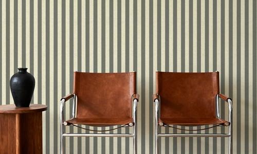 Ticking Awning Stripes, Slate