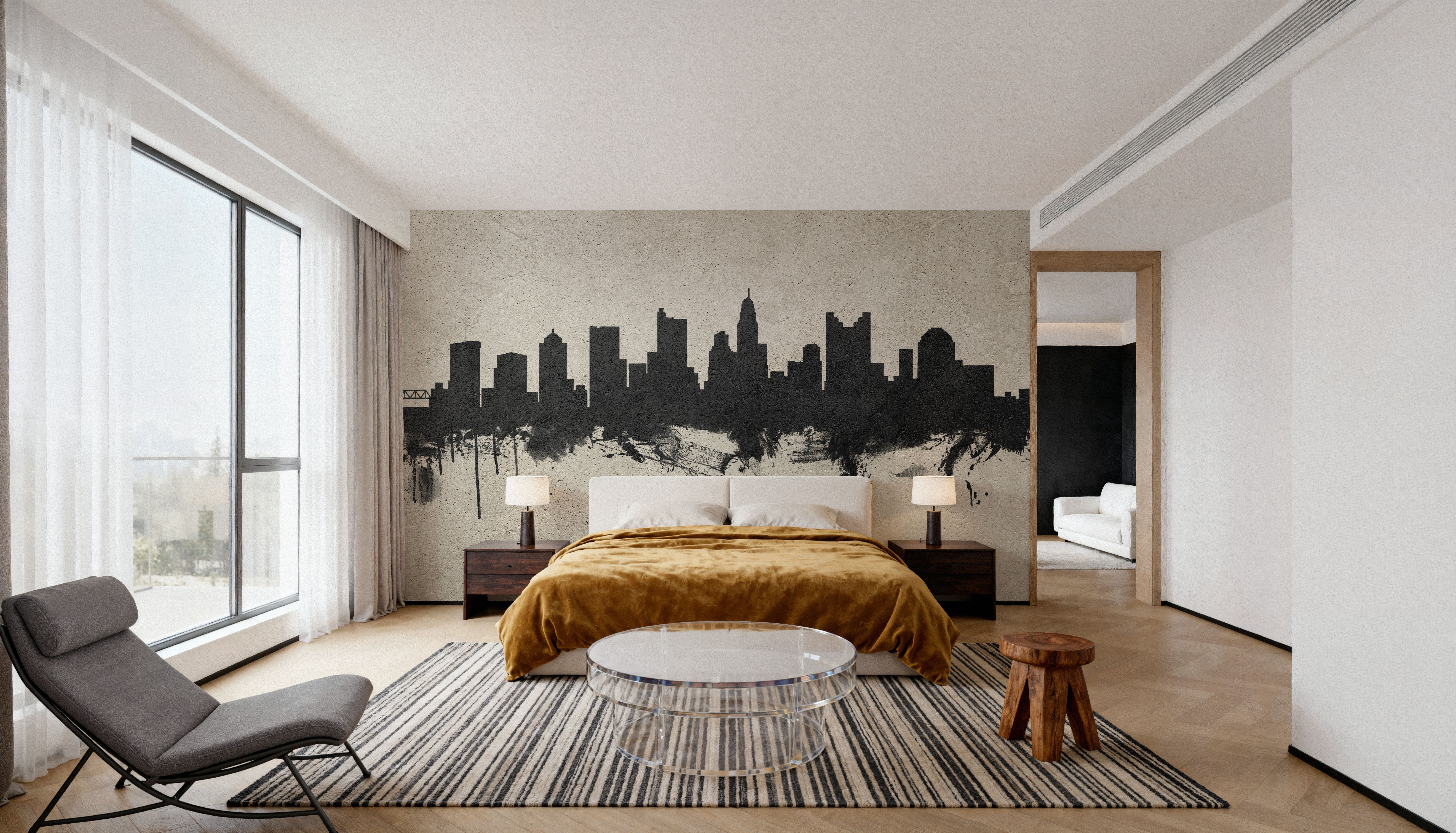 Columbus Ohio Skyline Concrete