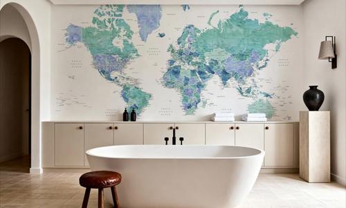 World Map Cities - Elizenda
