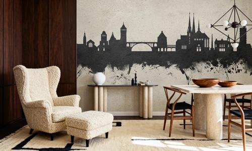 Luxembourg City Skyline Concrete