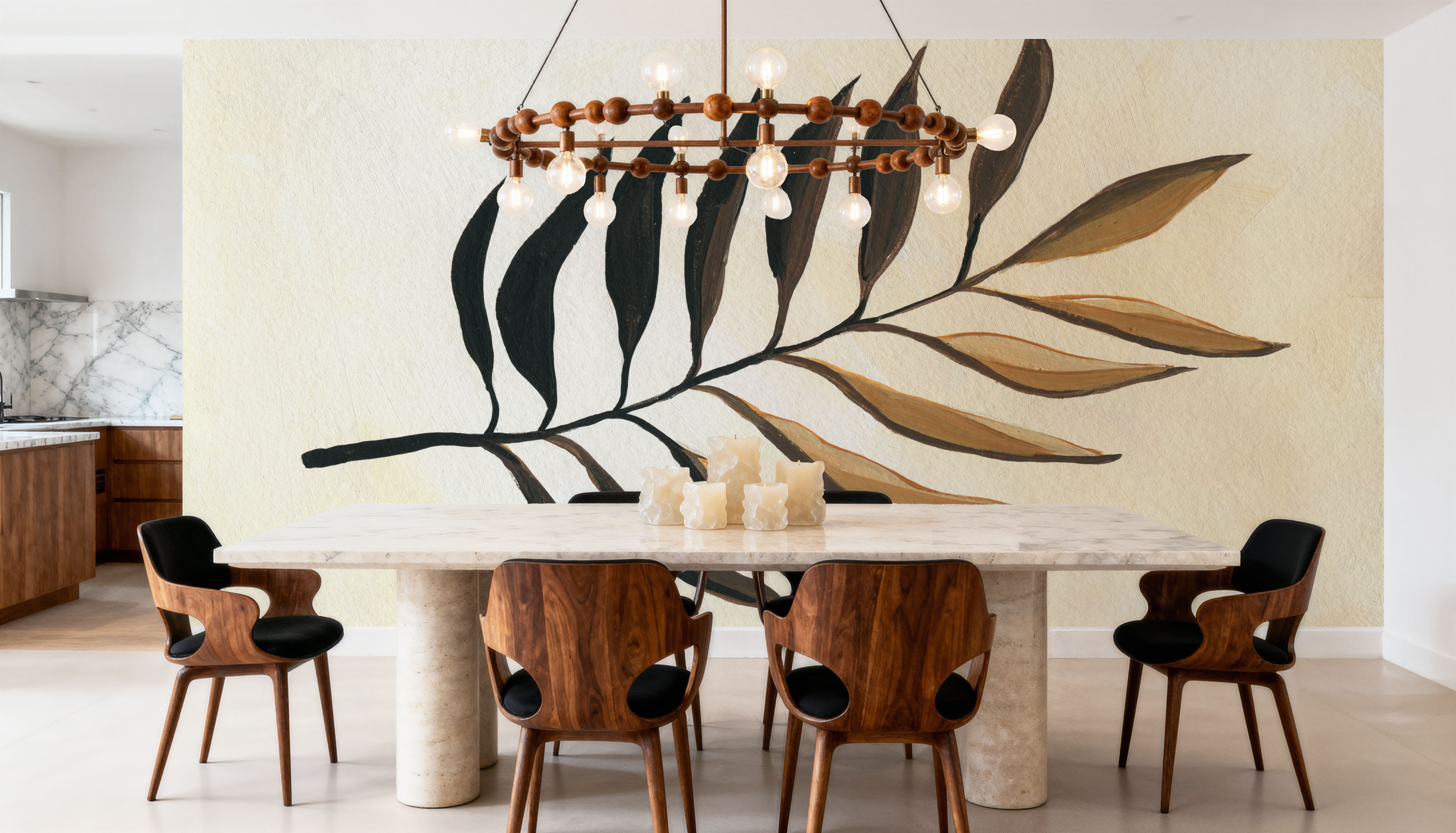 Tropical Leaf I, Behang