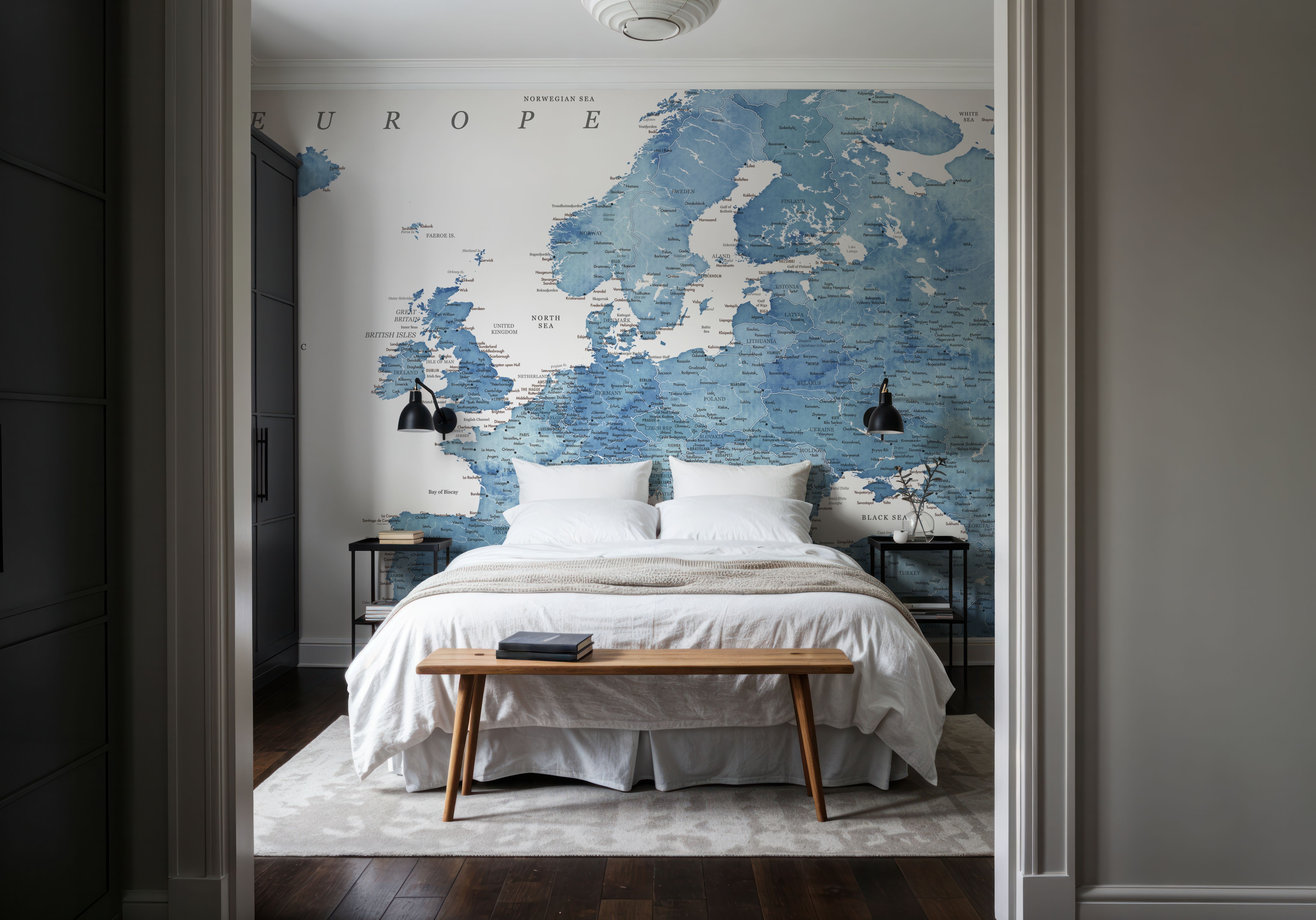 Europe Map Detailed - Franceska