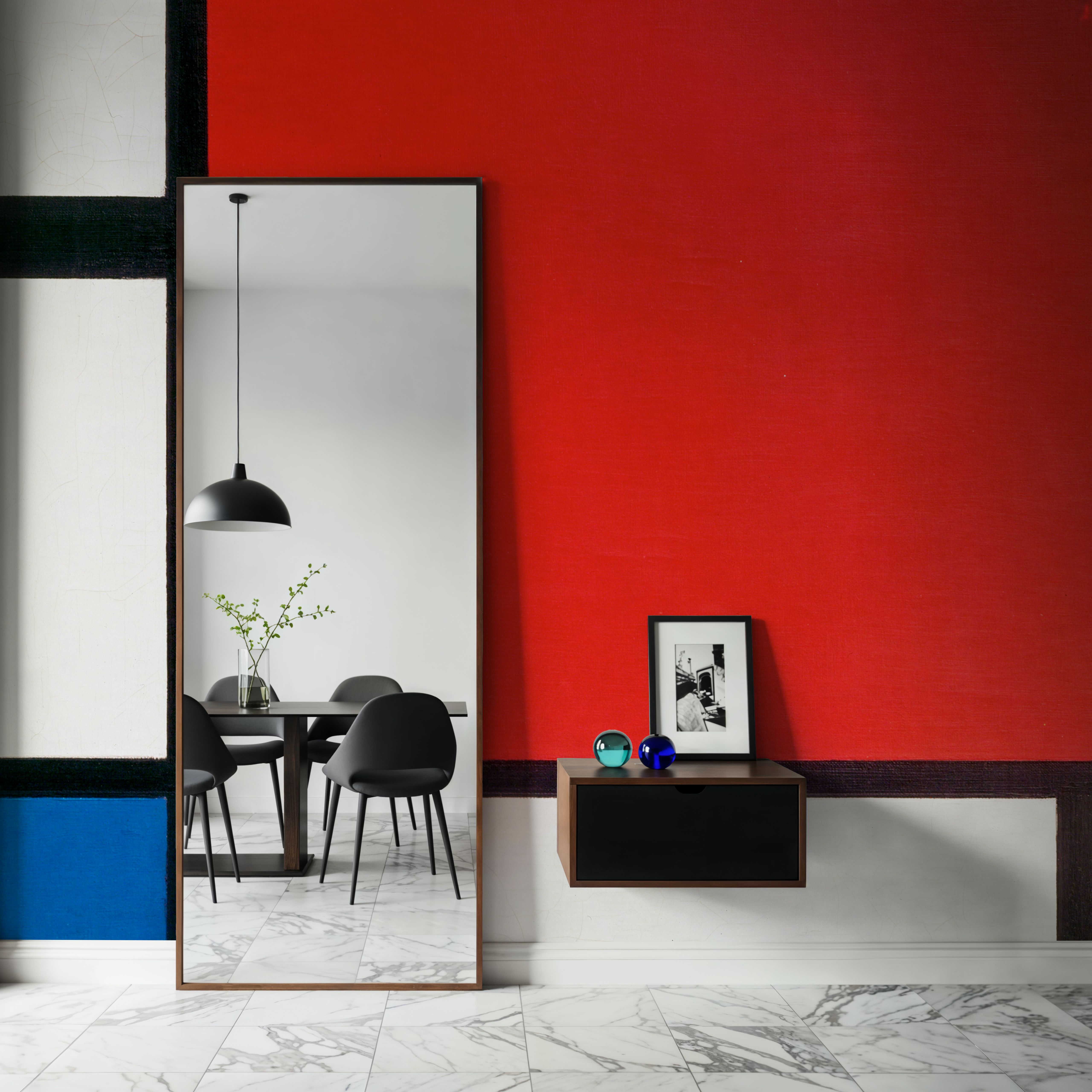 Composition with Red, Blue, and Yellow