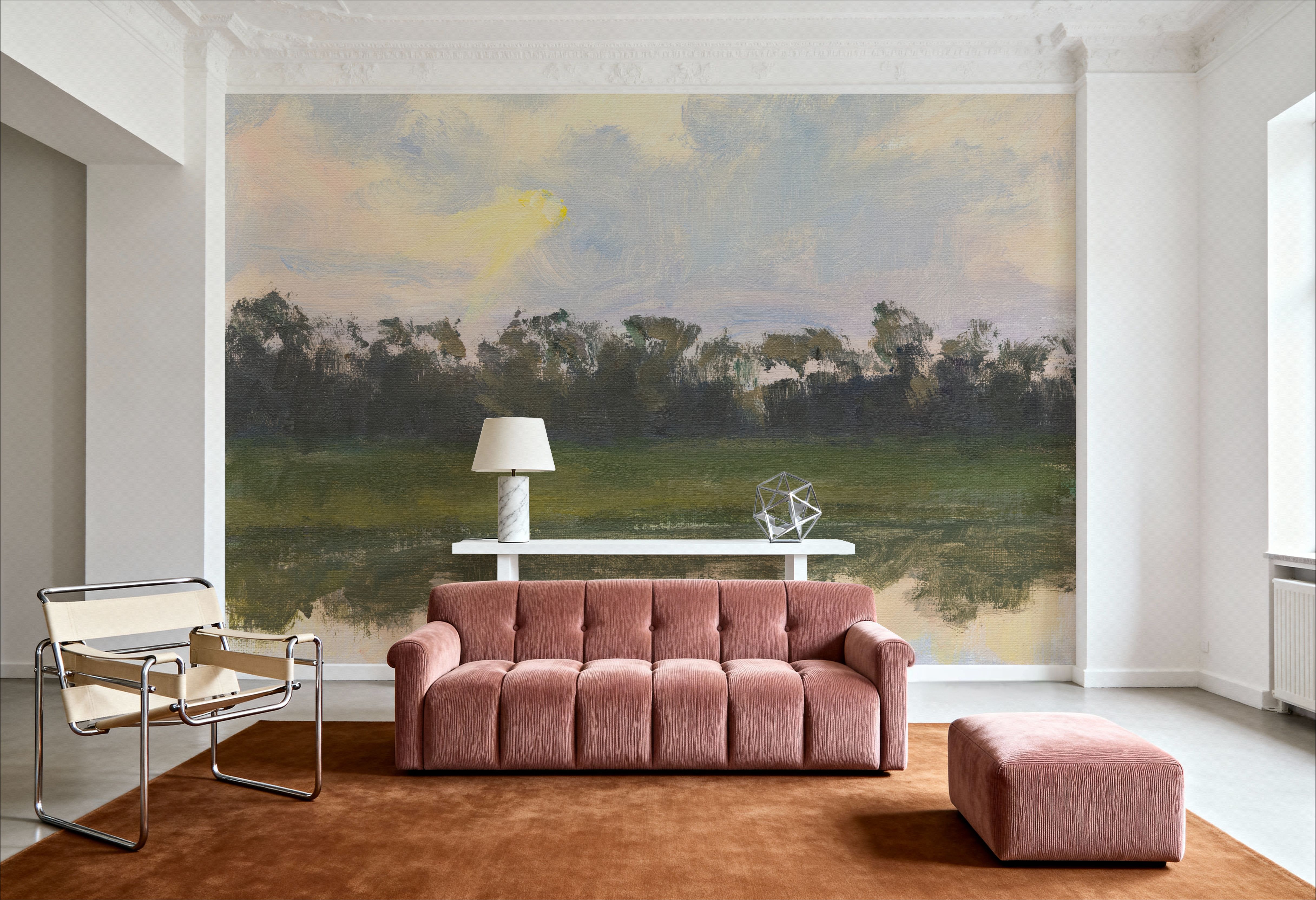 Sun and Clouds Reflecting