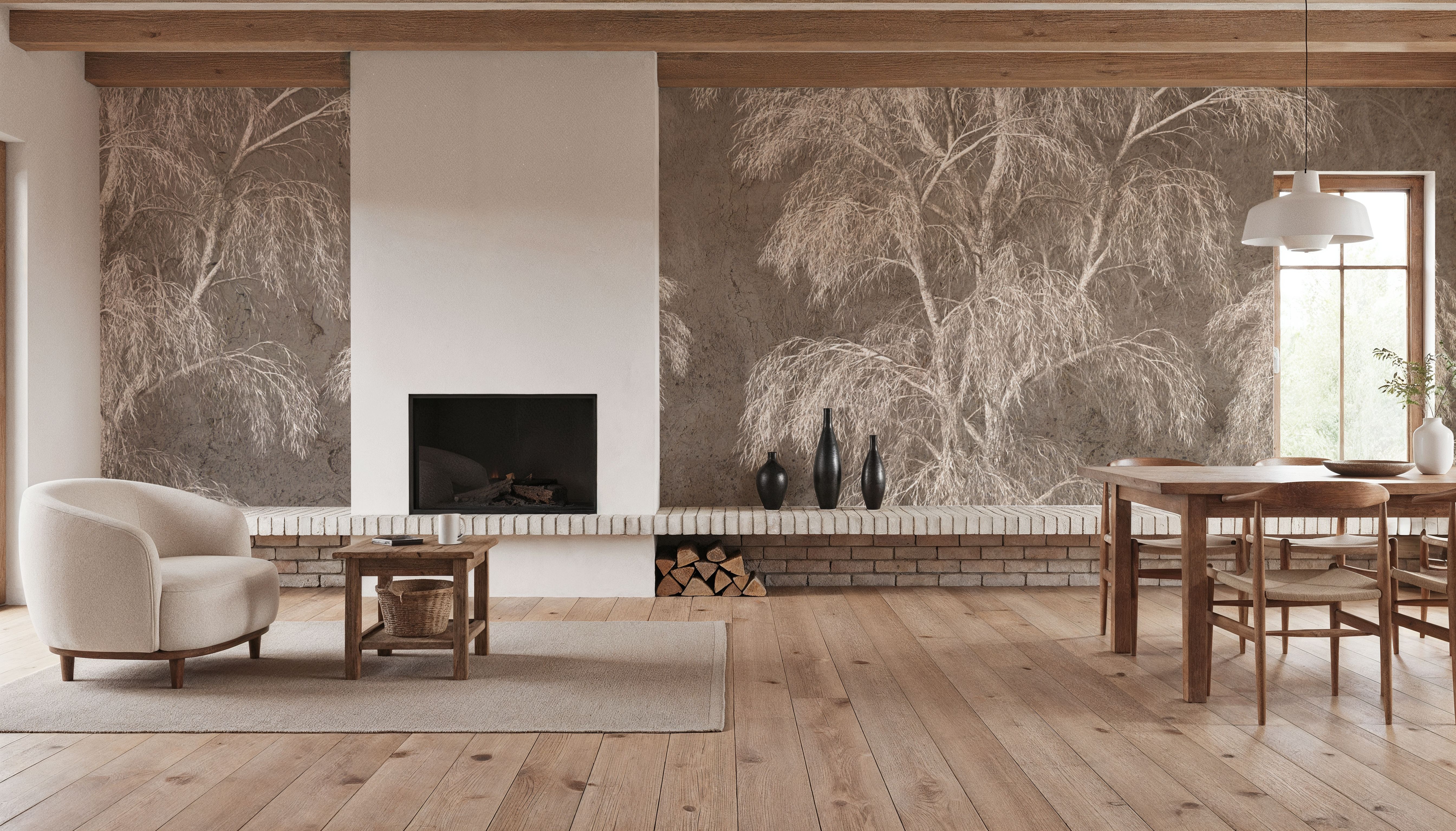 Treecrown Rustic, Papier peint