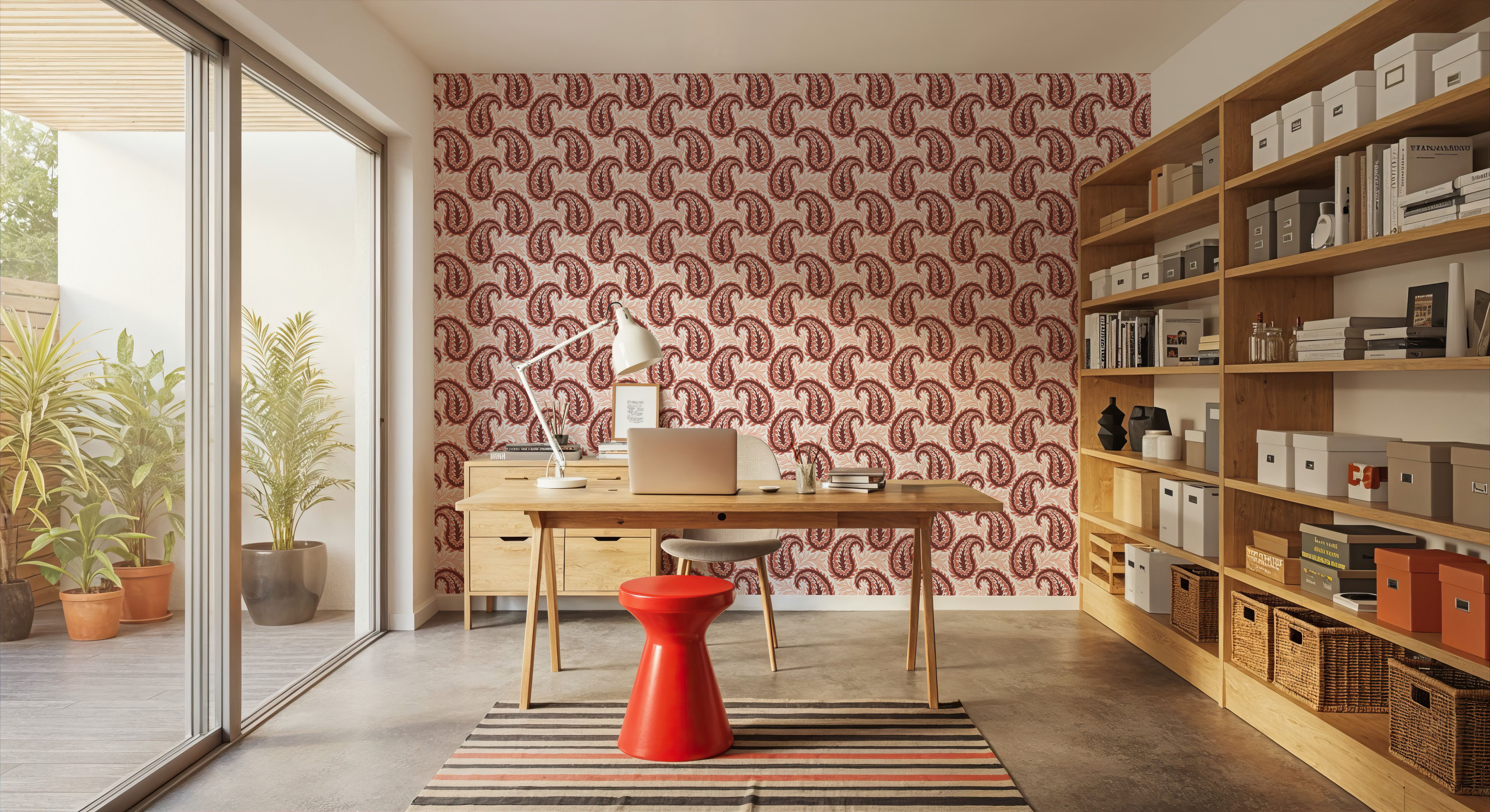 Botanical Paisley, Brick