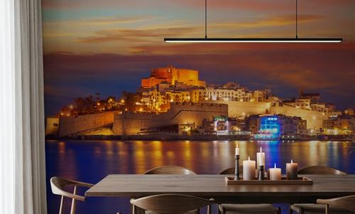 Mediterranean Castle Sunset