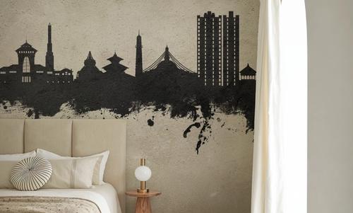 Kathmandu Nepal Skyline Concrete