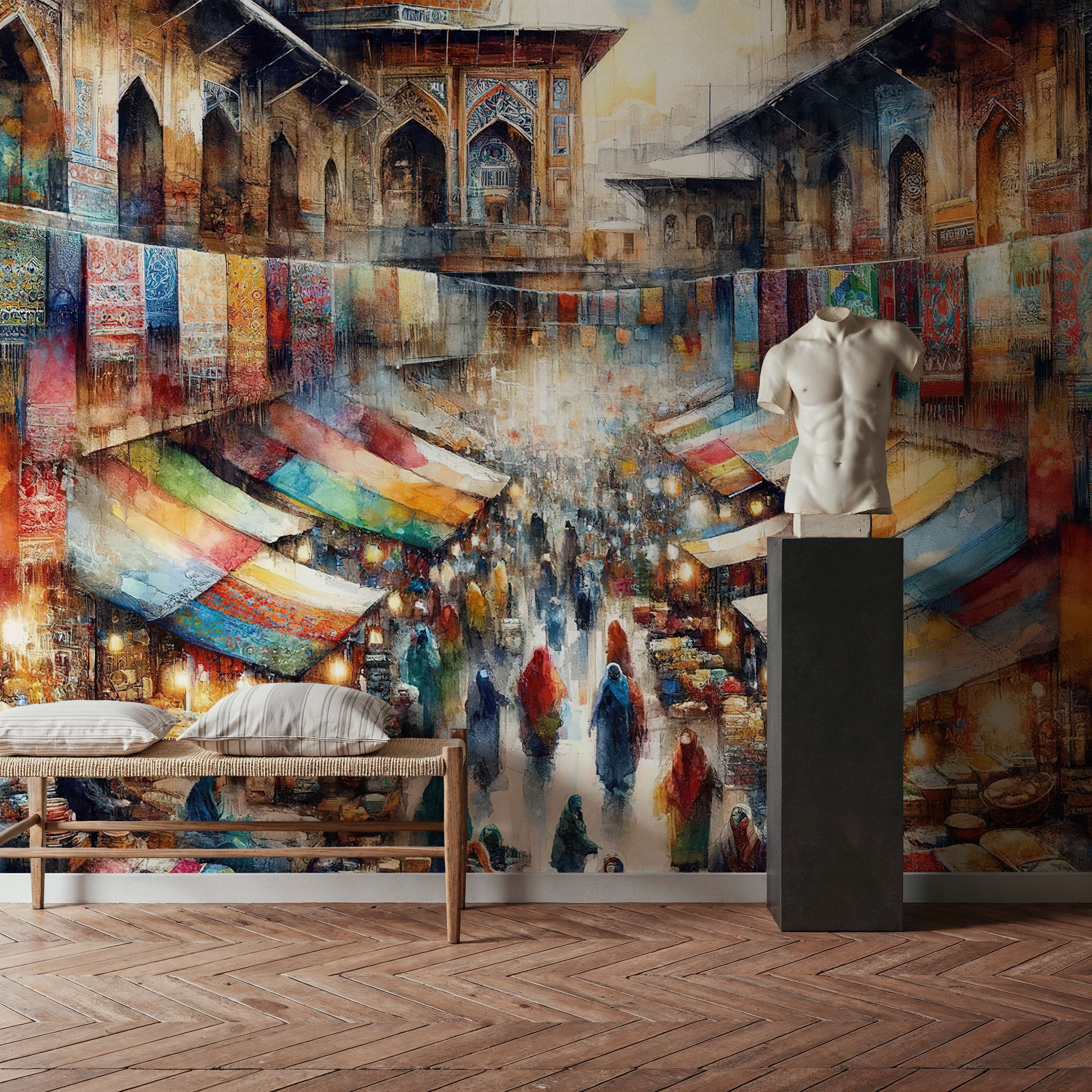 Bazaar's Symphony of Colors