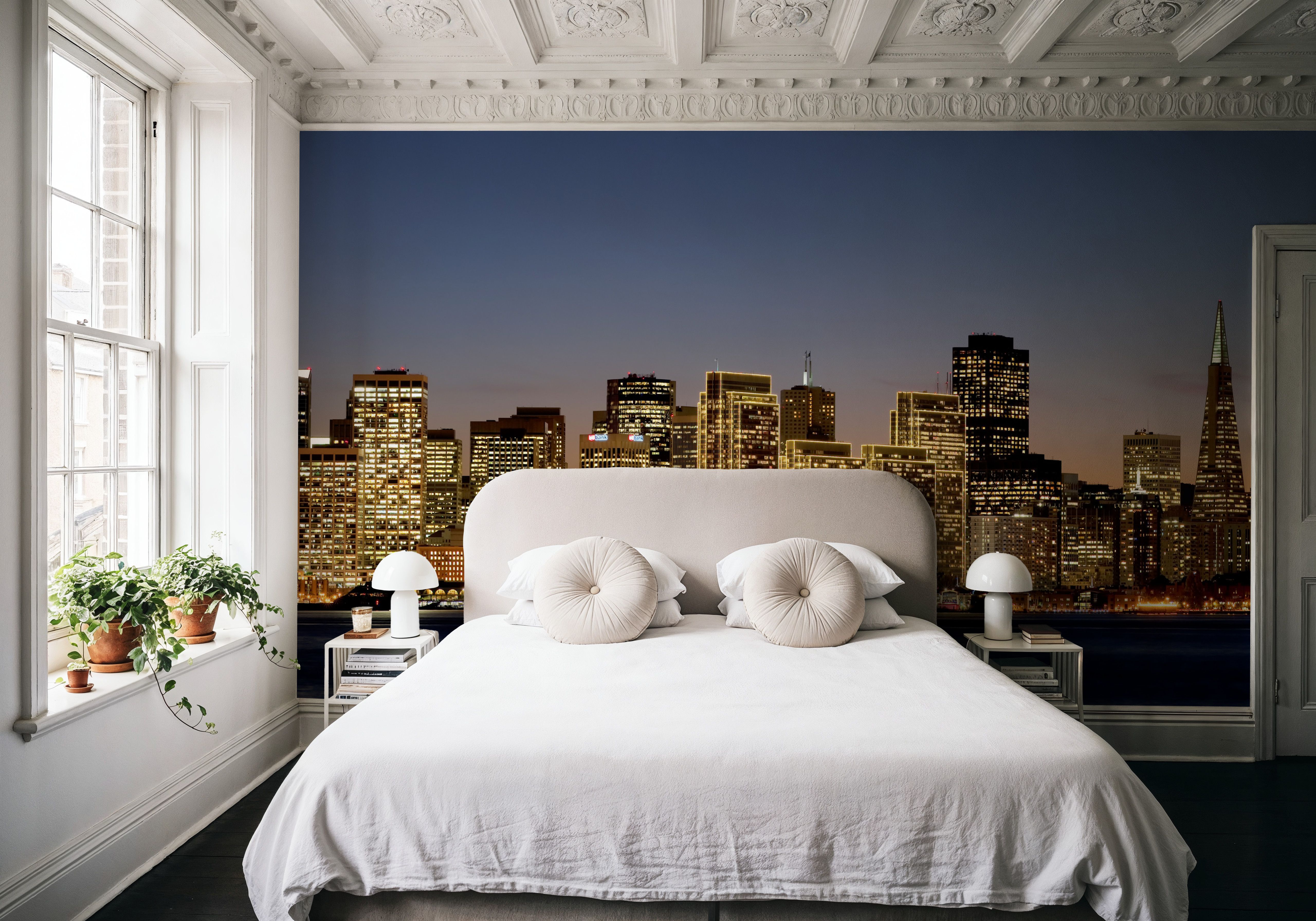 Amber Skyline Dusk