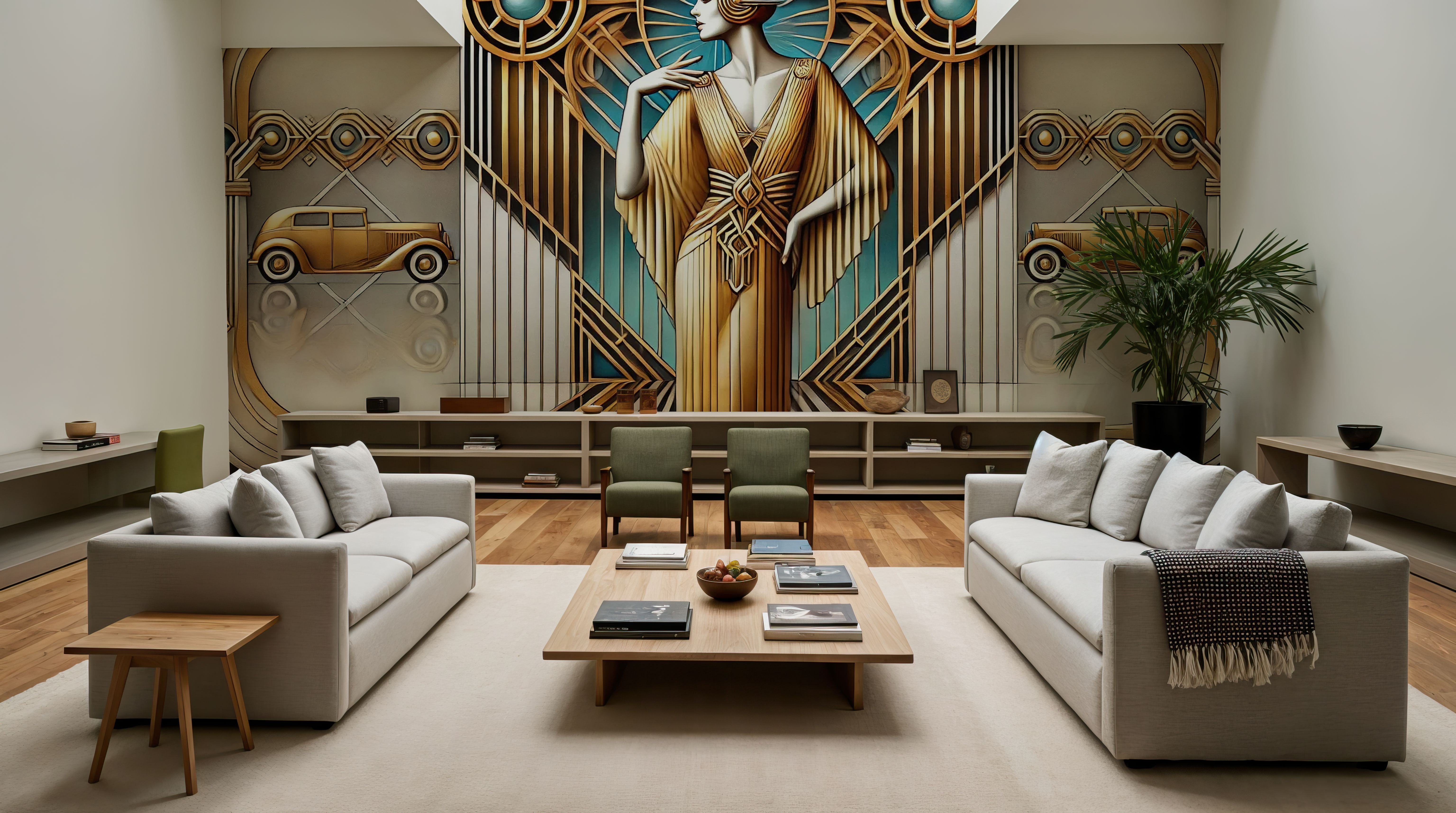 Elegant Art Deco Scene