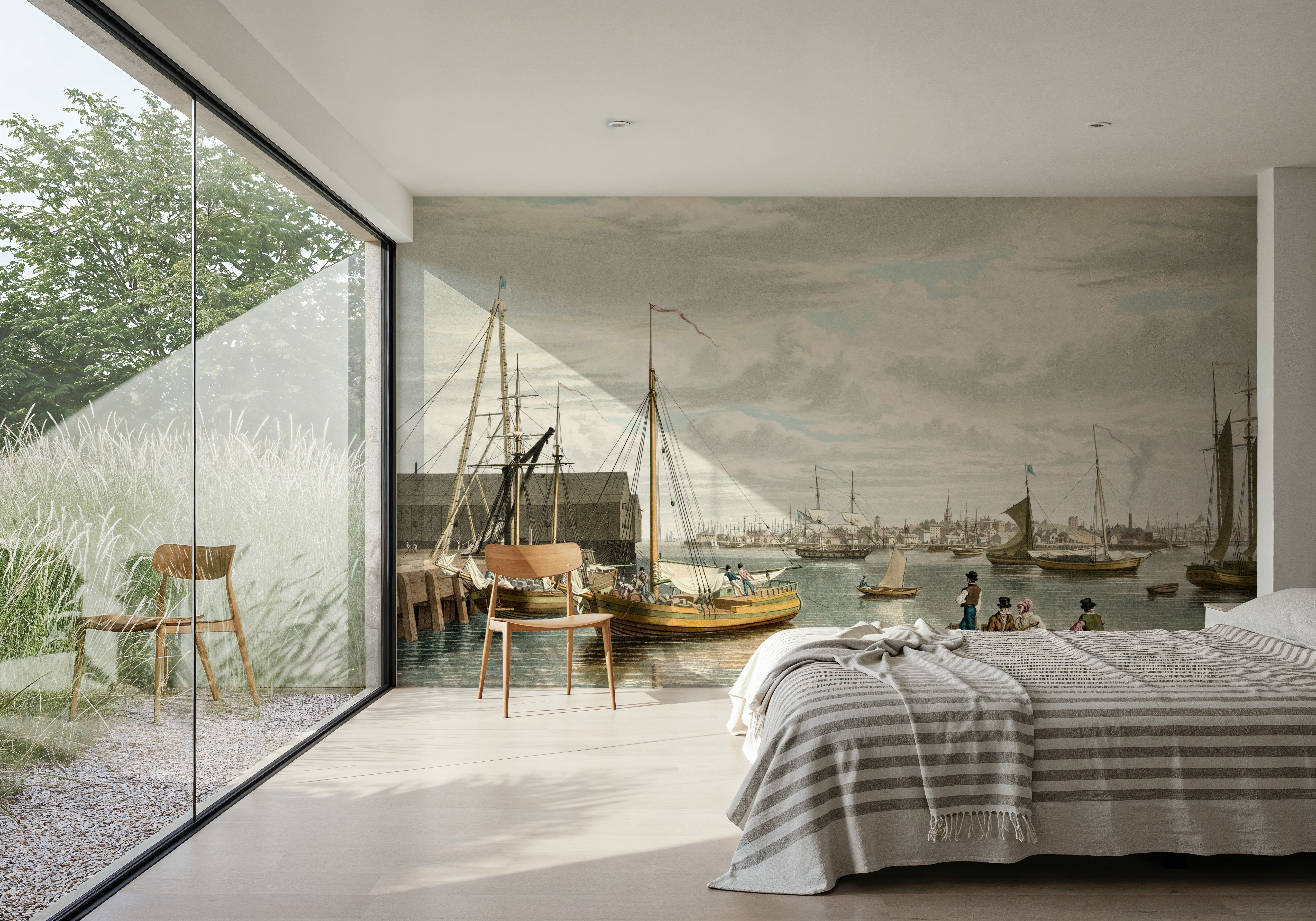 Old view of Boston from City Point 1833