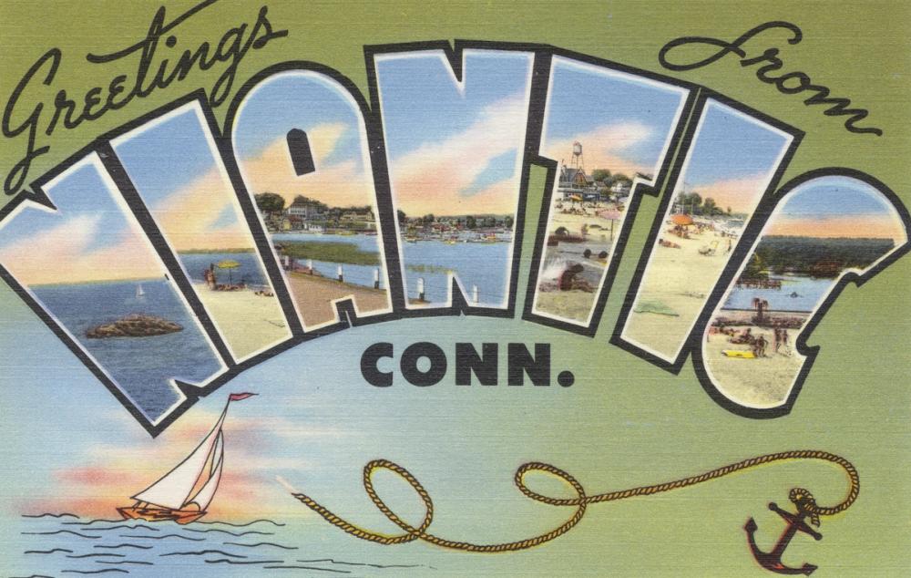Greetings from Niantic - Screenprint Postcard