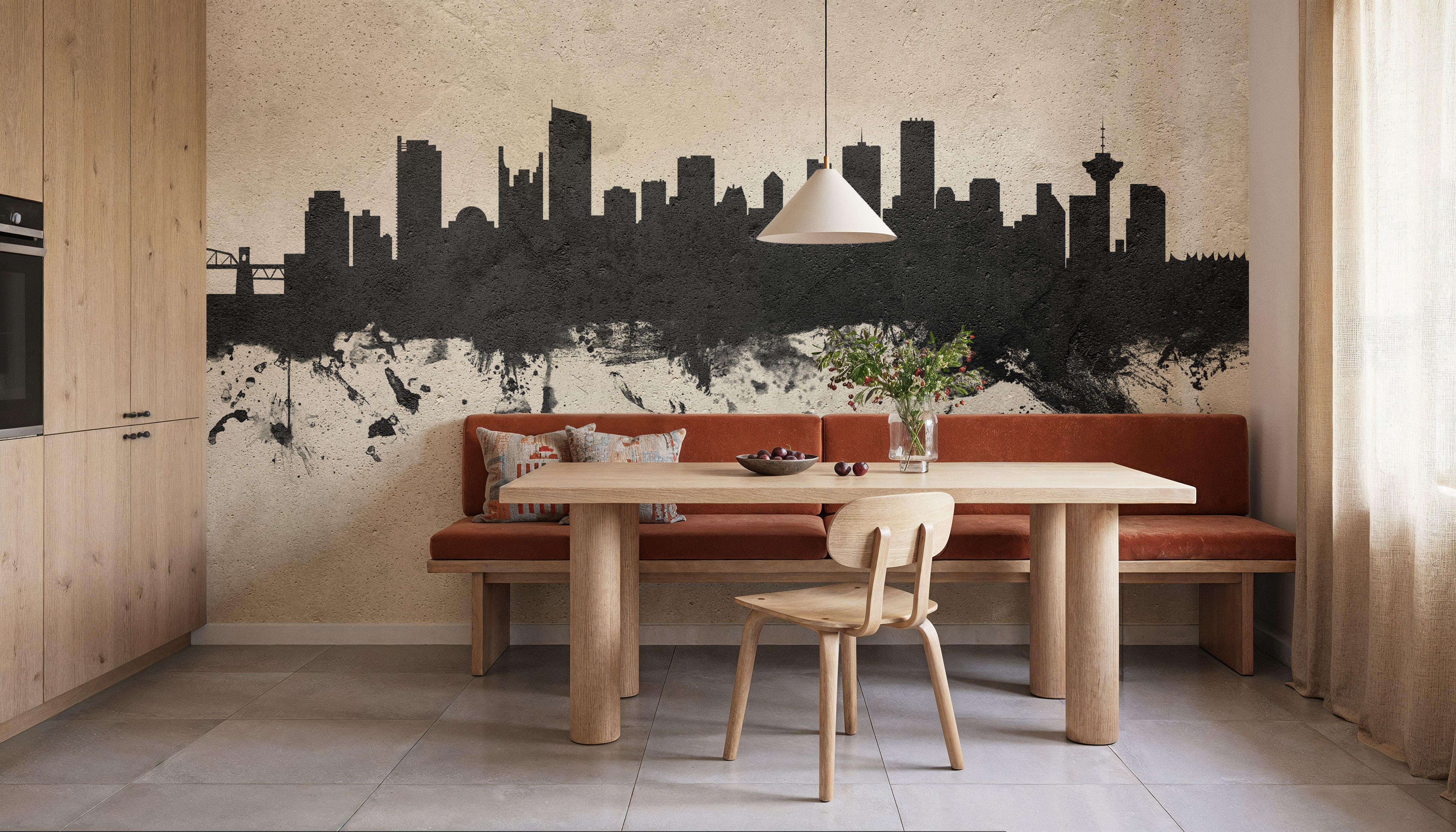 Vancouver Canada Skyline Concrete, Wallpaper