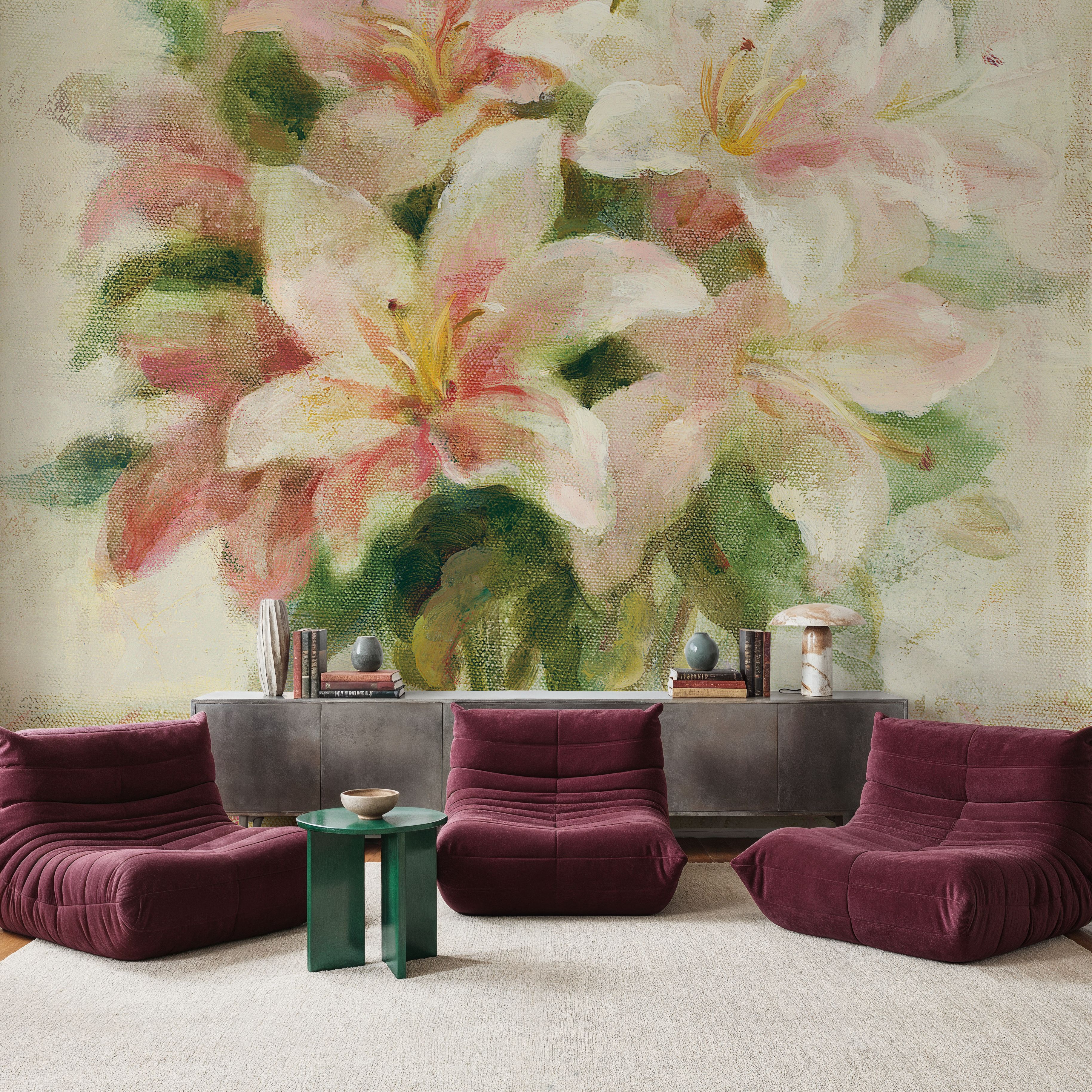 Cottage Lilies in Pink