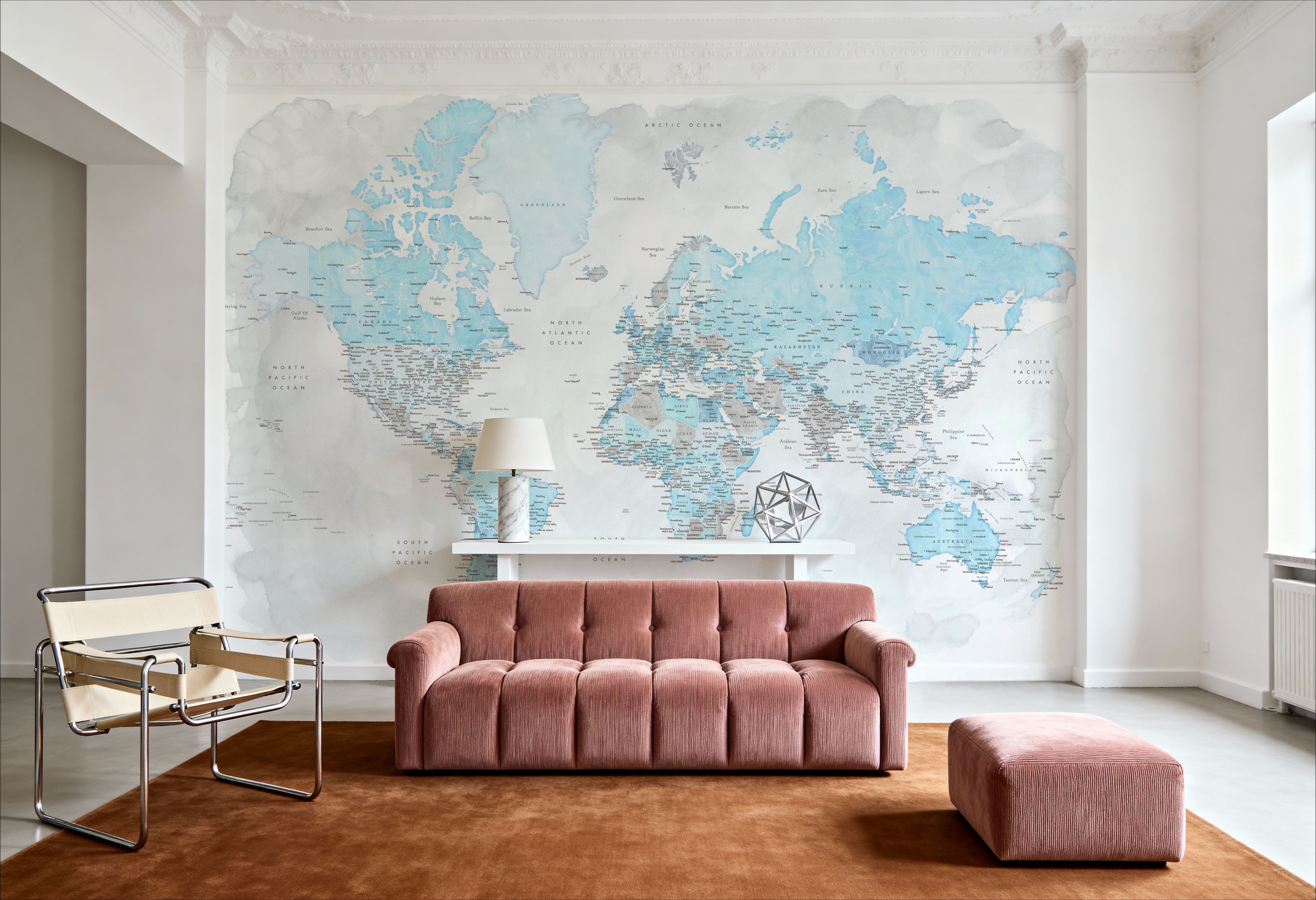 World Map Cities - Jabulani, Wallpaper