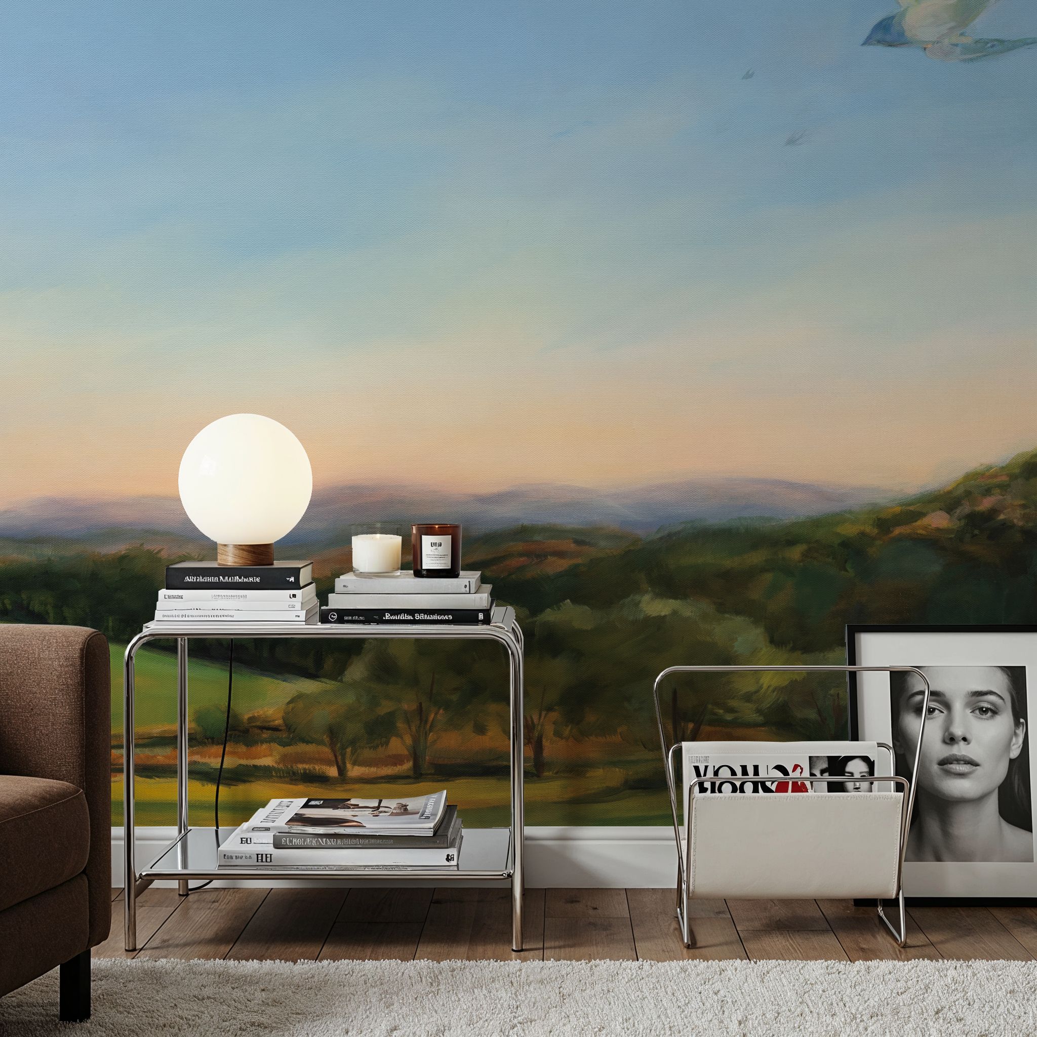 Barn Swallows Over Fable Farm