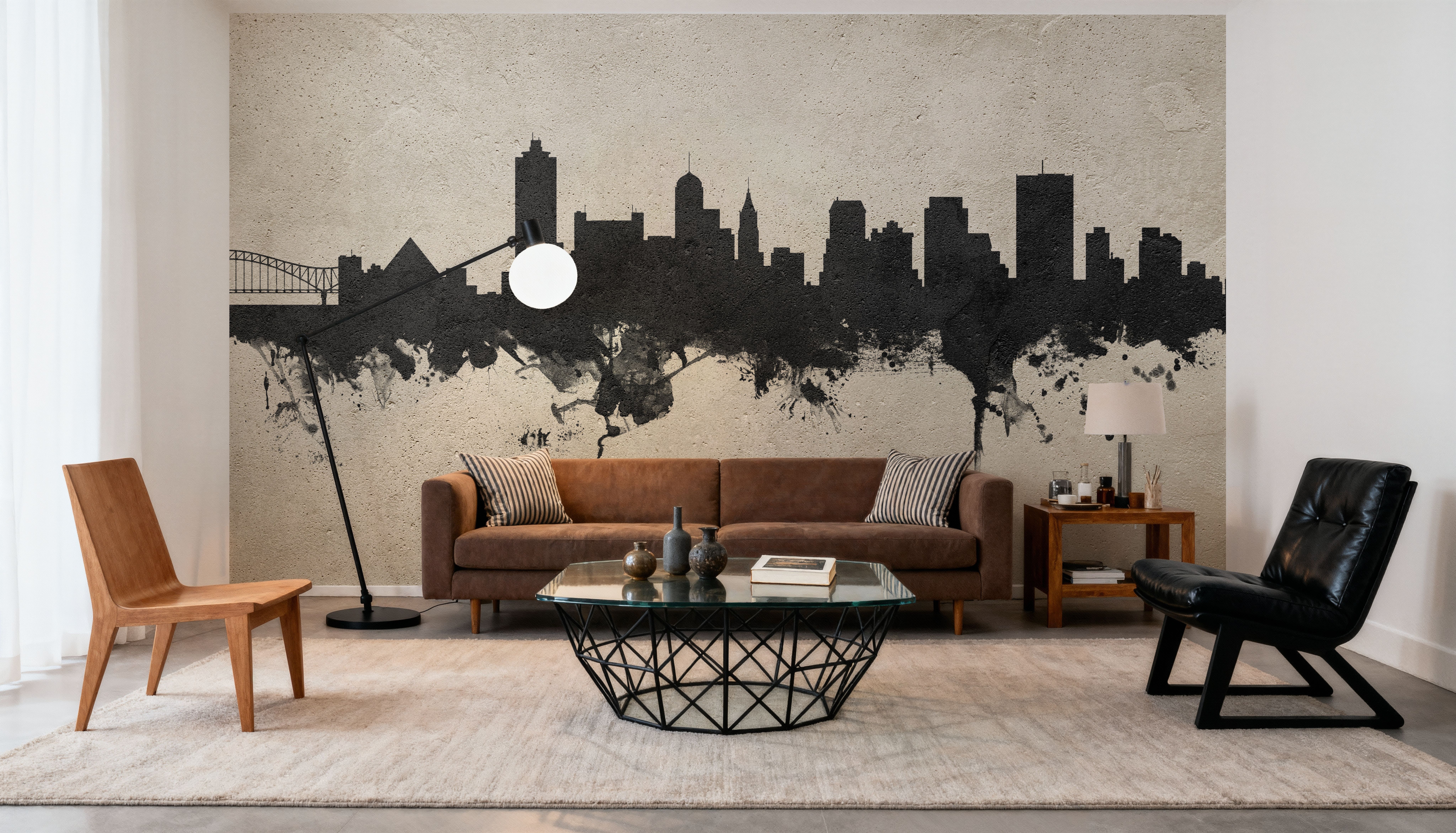 Memphis Tennessee Skyline Concrete