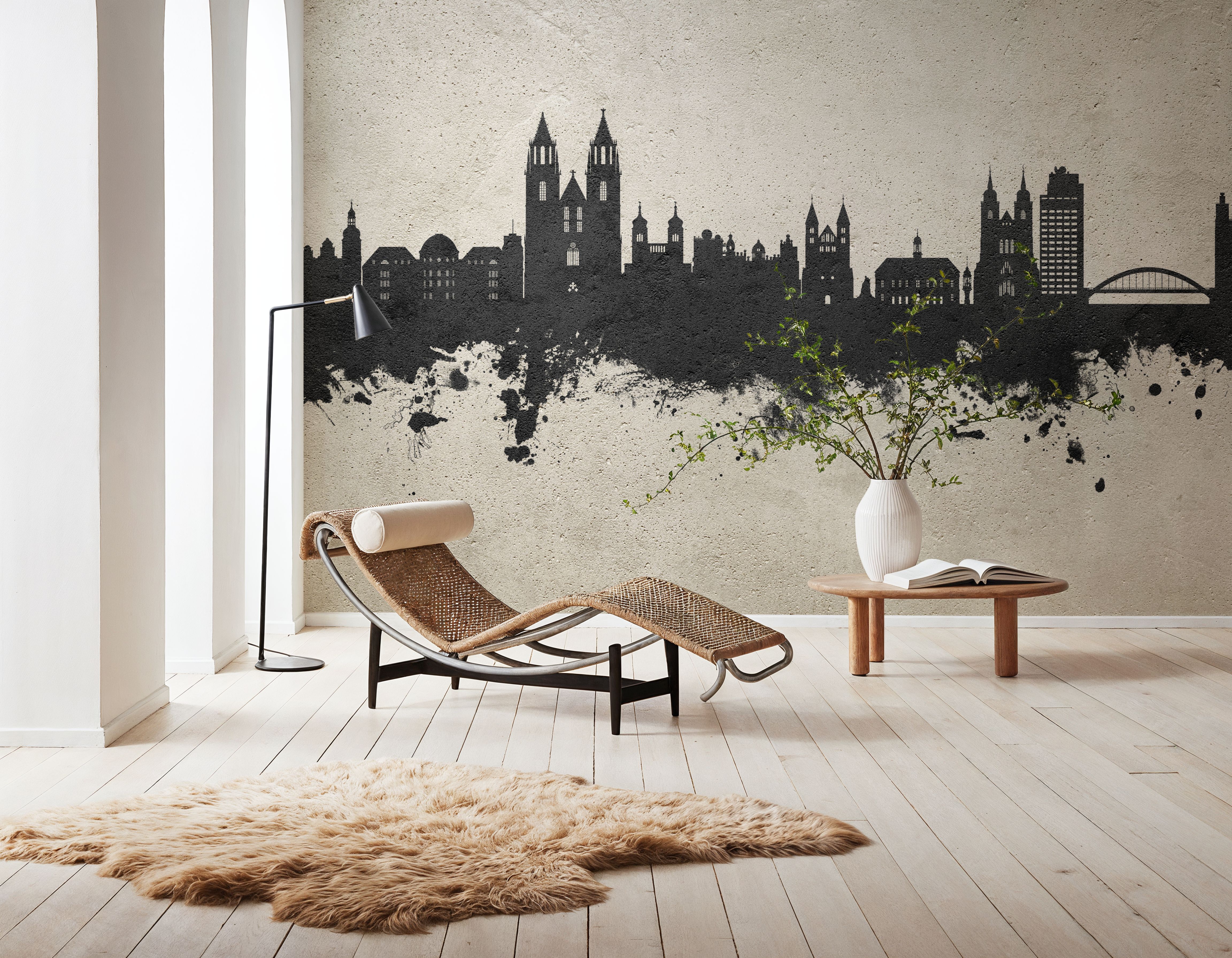 Magdeburg Germany Skyline Concrete