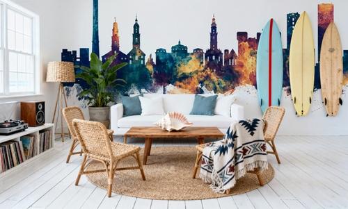 Erlangen Germany Skyline Blue & Bronze