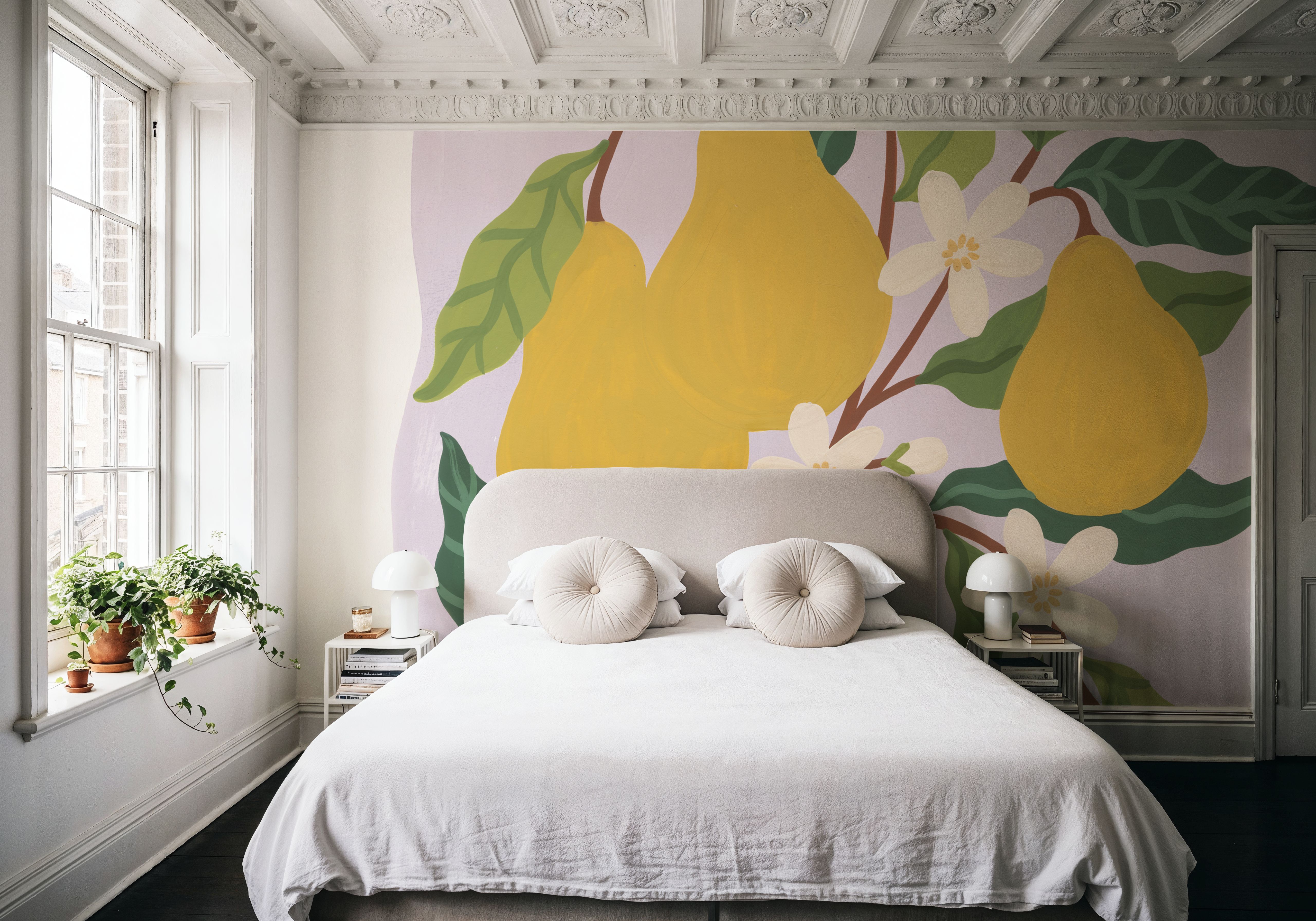 Marche aux Fruits III, Wallpaper