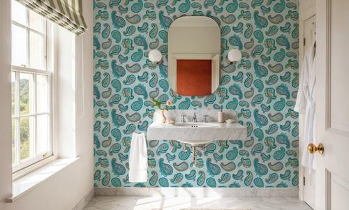 Emerald Paisley Light