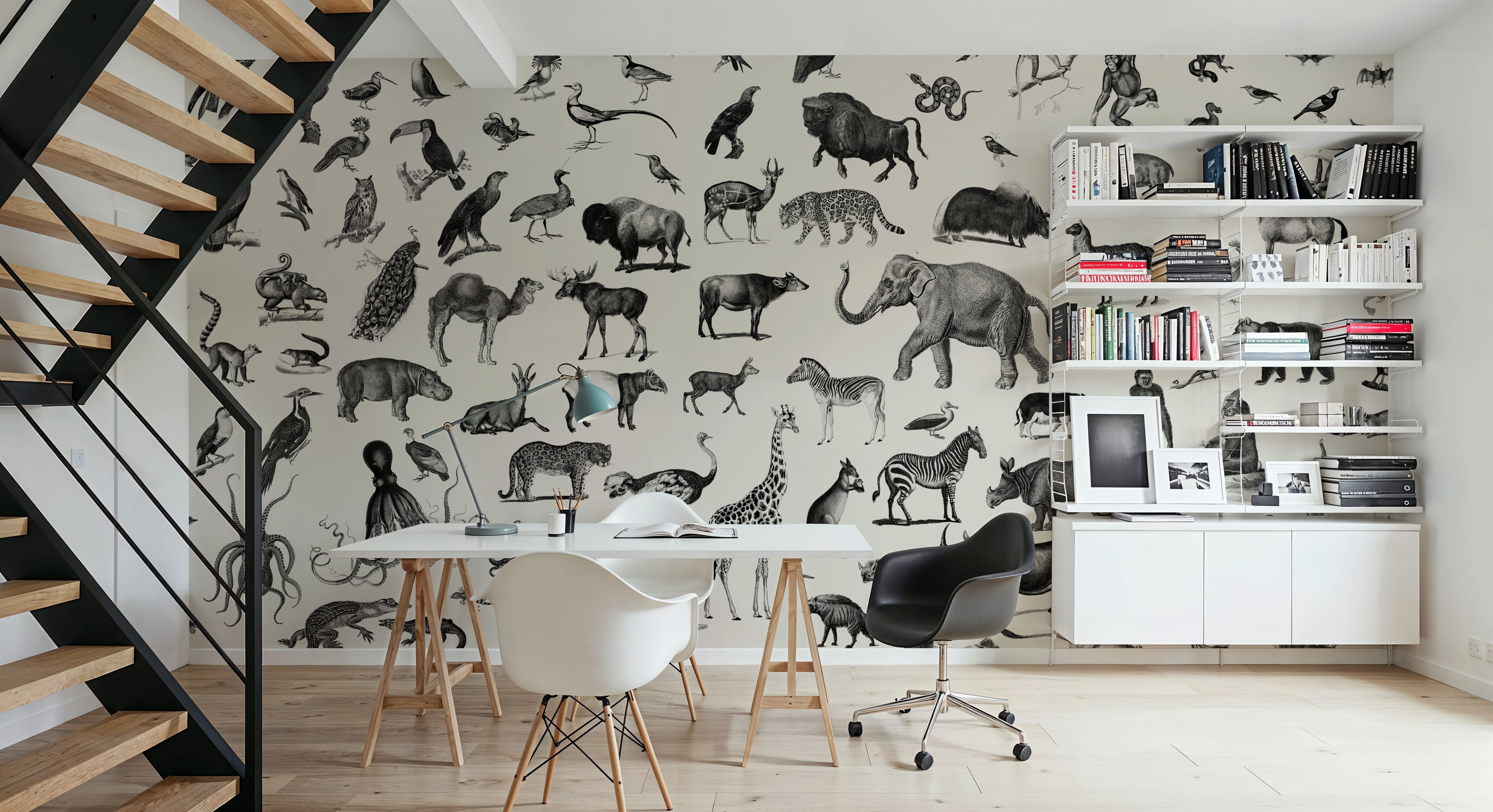 Vintage Animals, Black