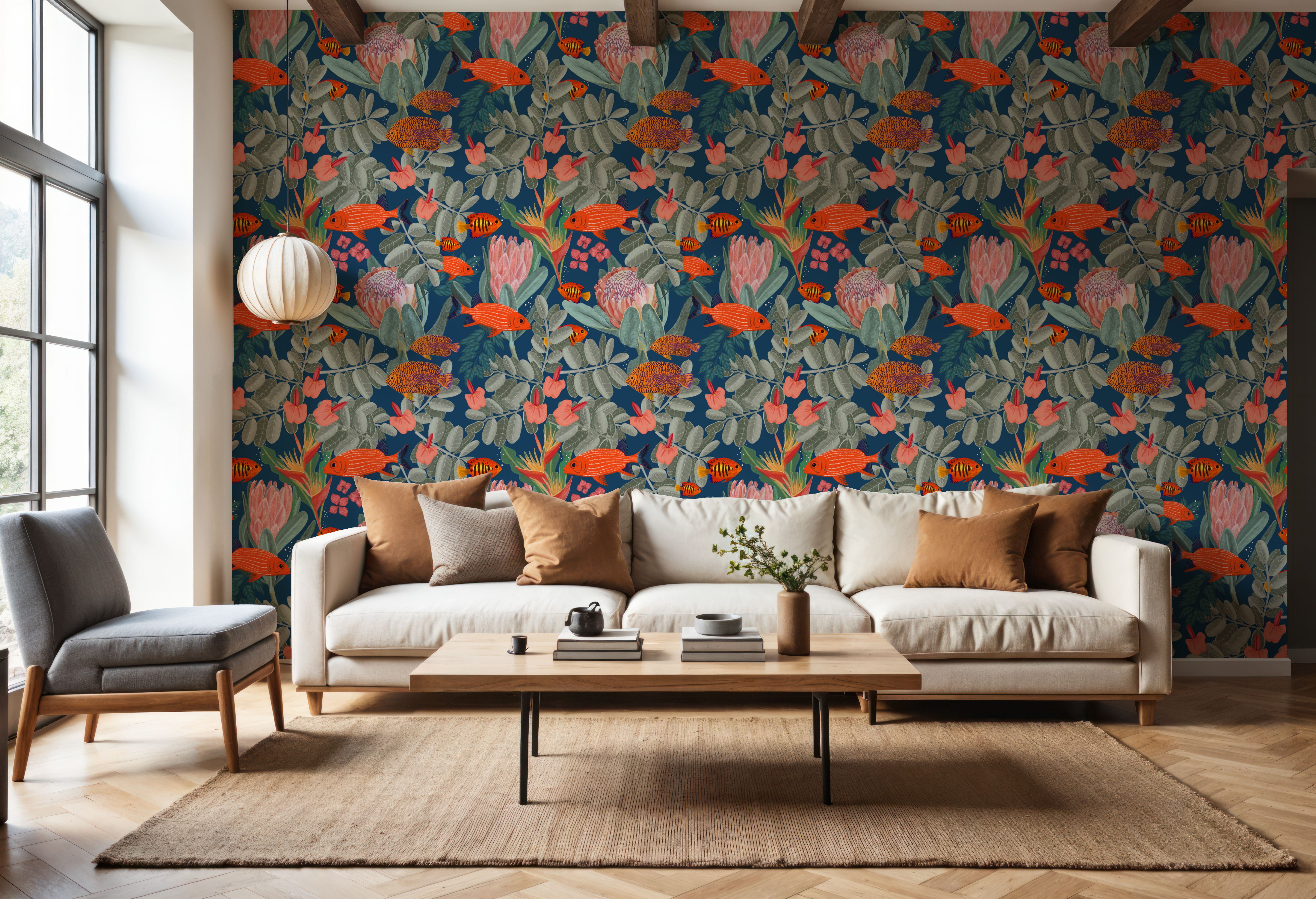Orange Fish & Proteas