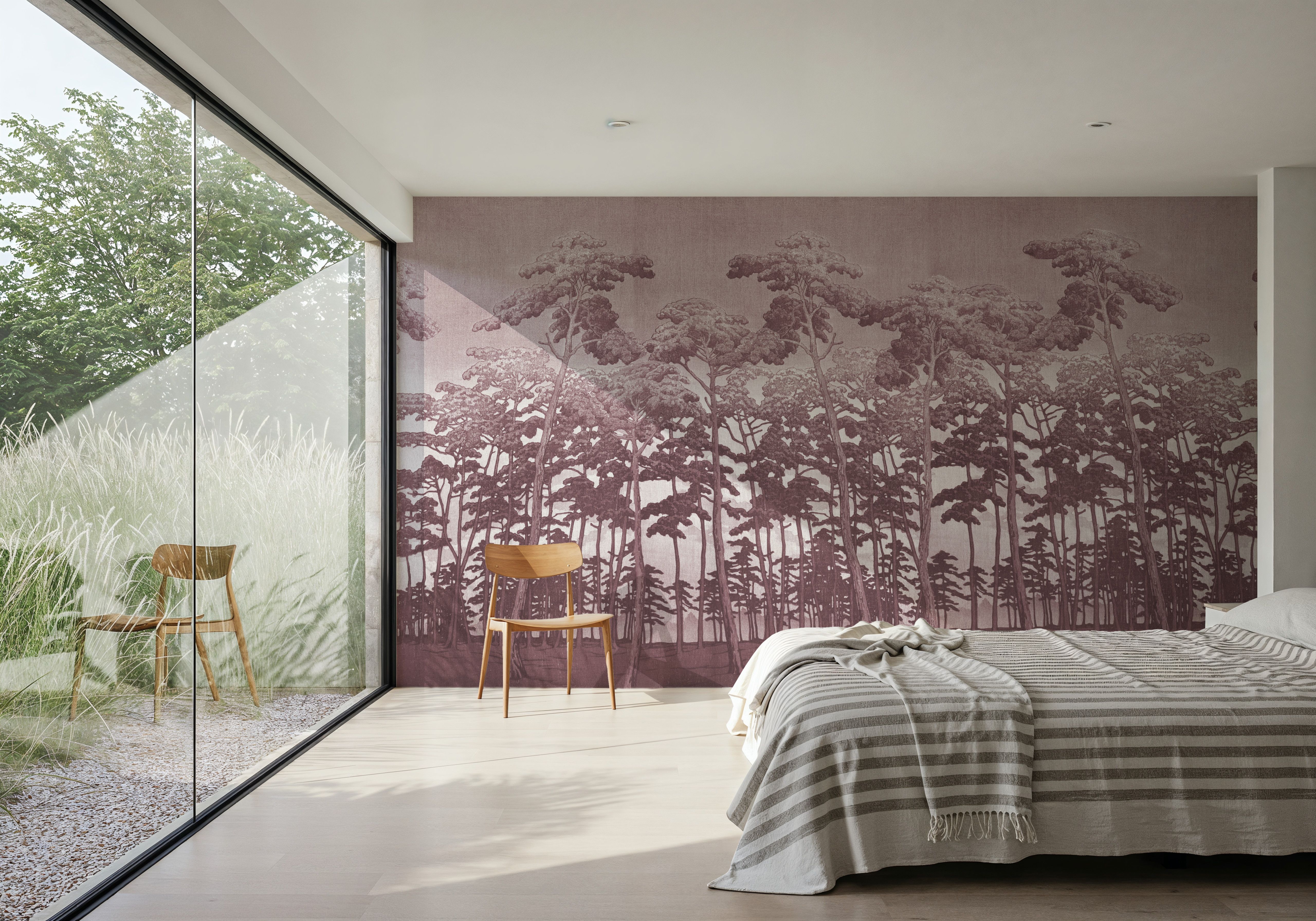 Tranquil Pinescape, Dusty Wine