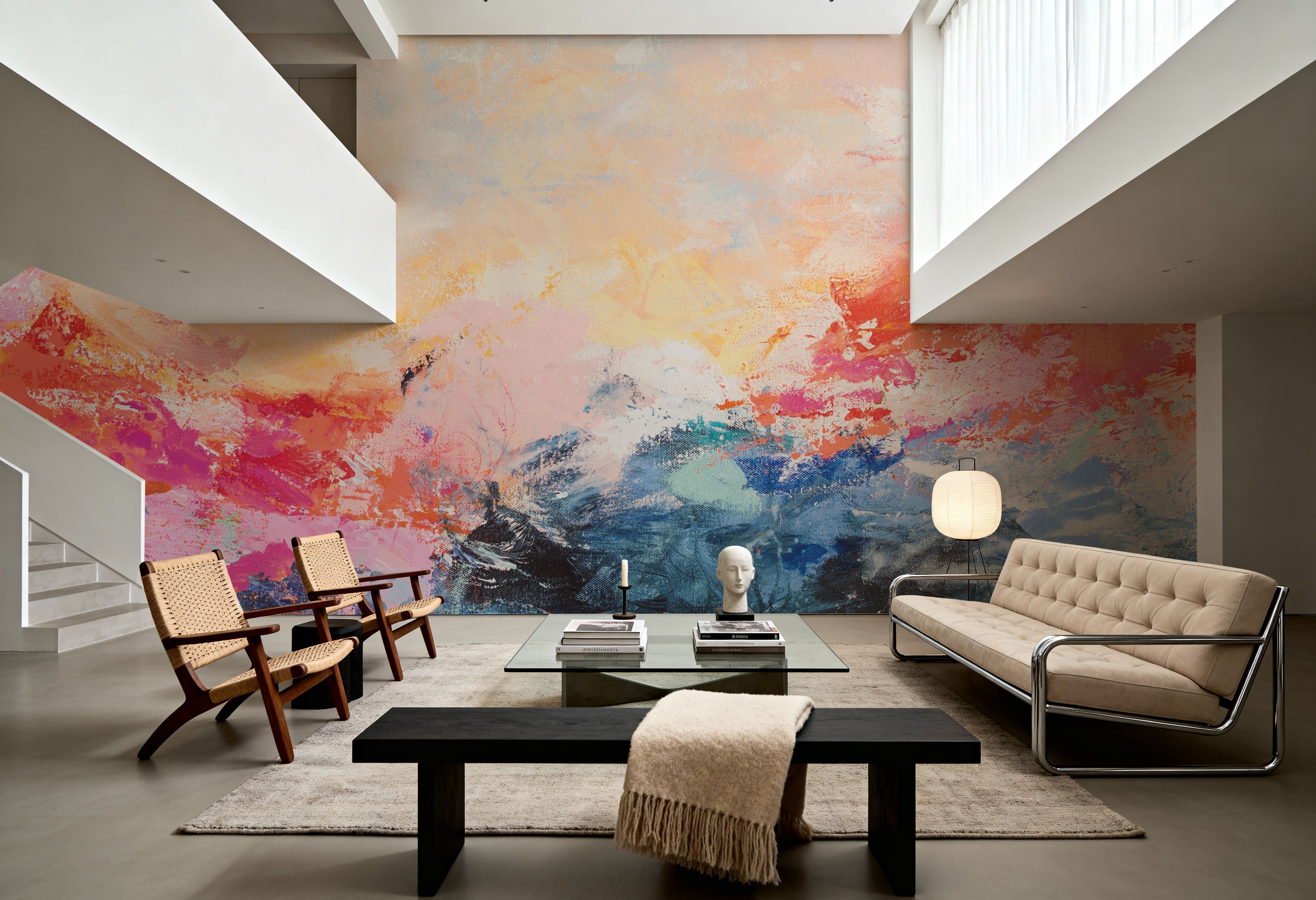 Red Sky at Morning, Wallpaper