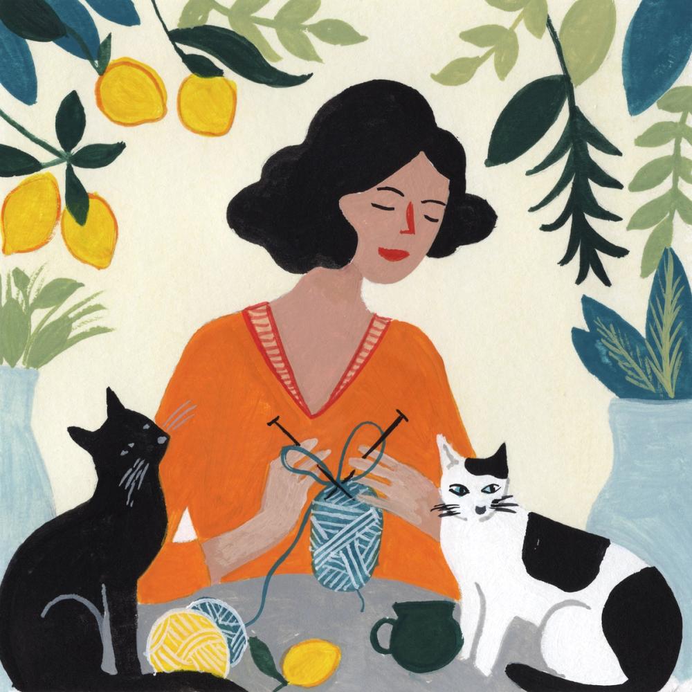 Knitting With Cats