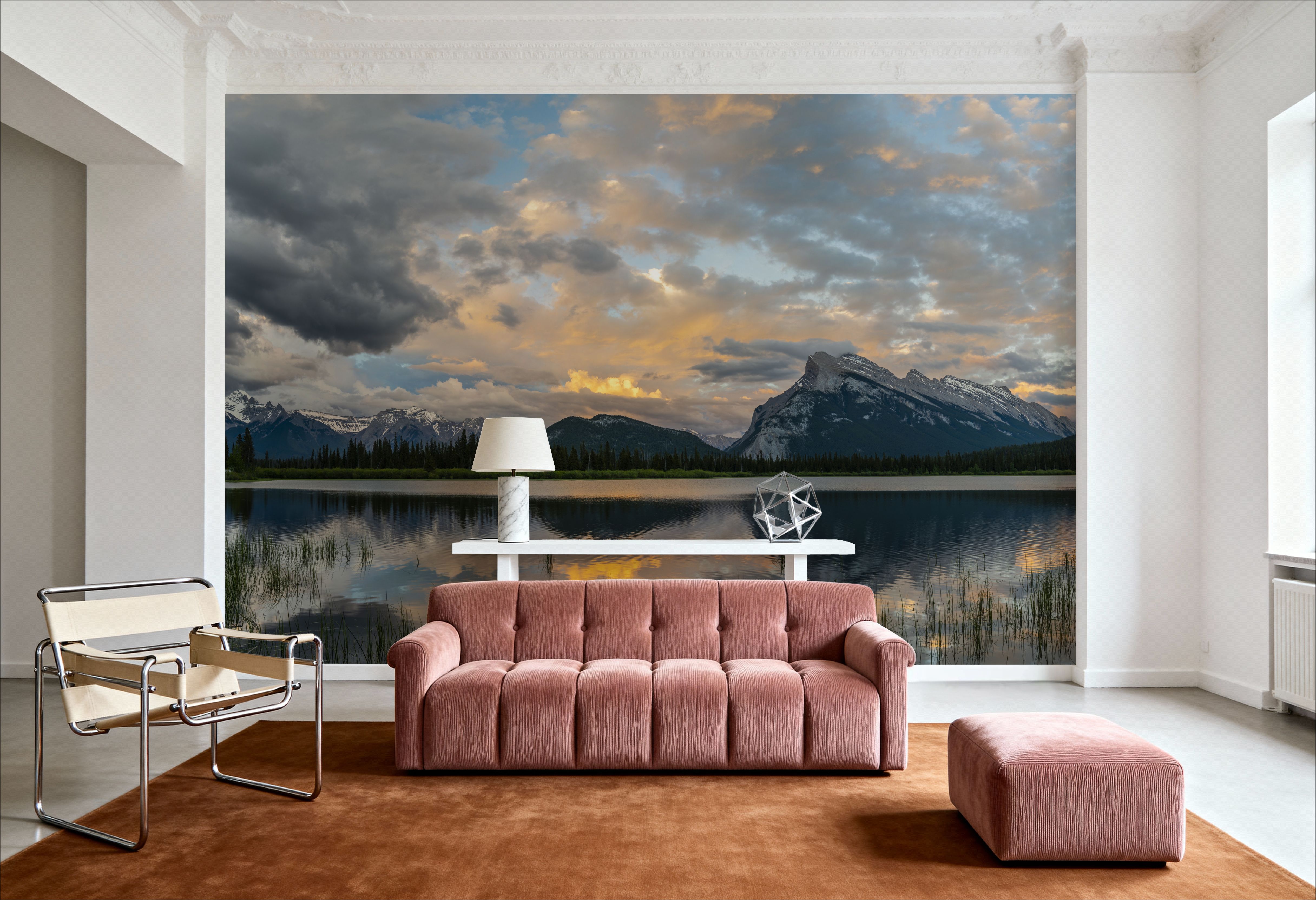 Clouds above Mount Rundle