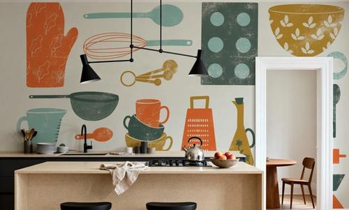 Retro Kitchen Map