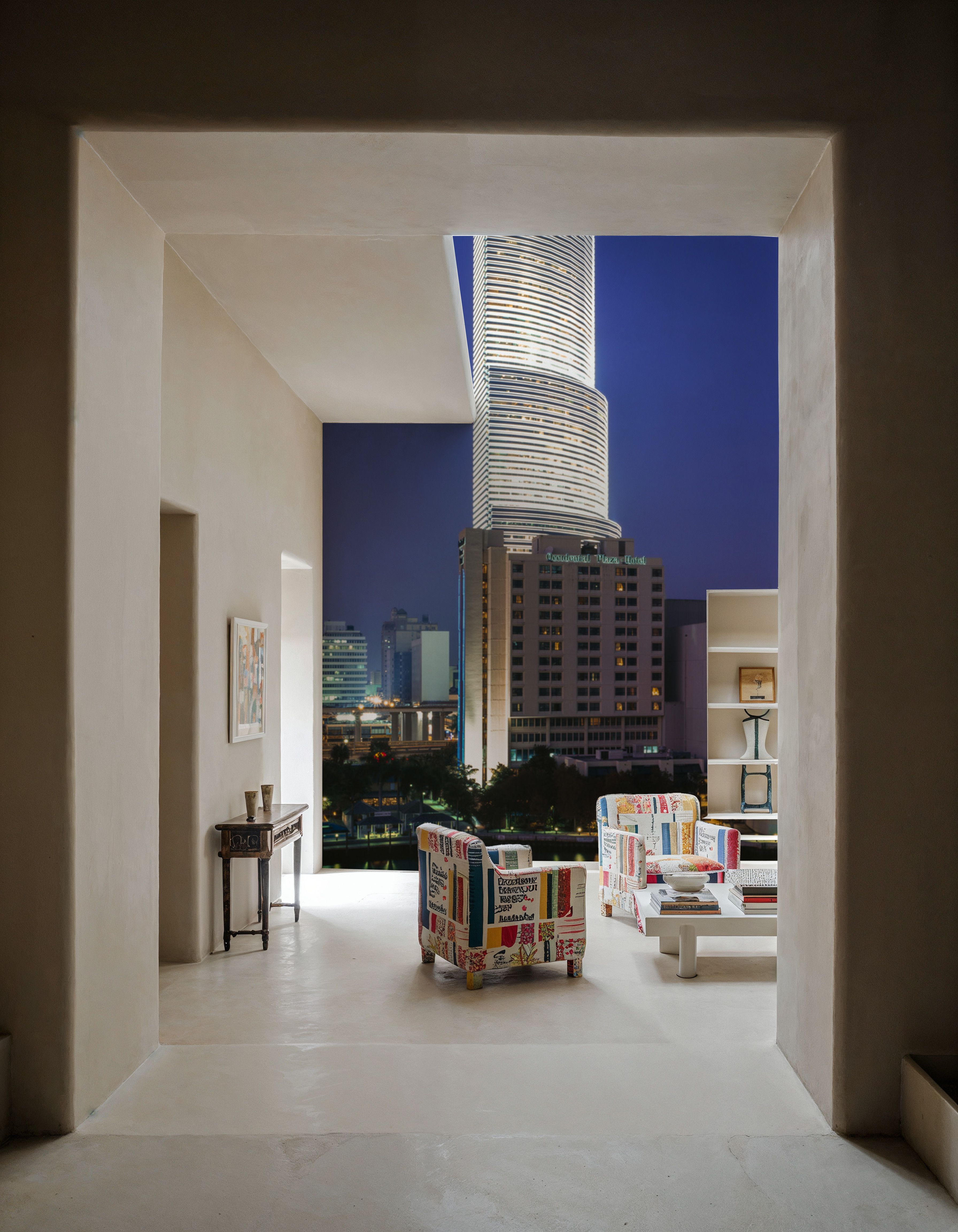 Deep Blue Twilight Metropolis