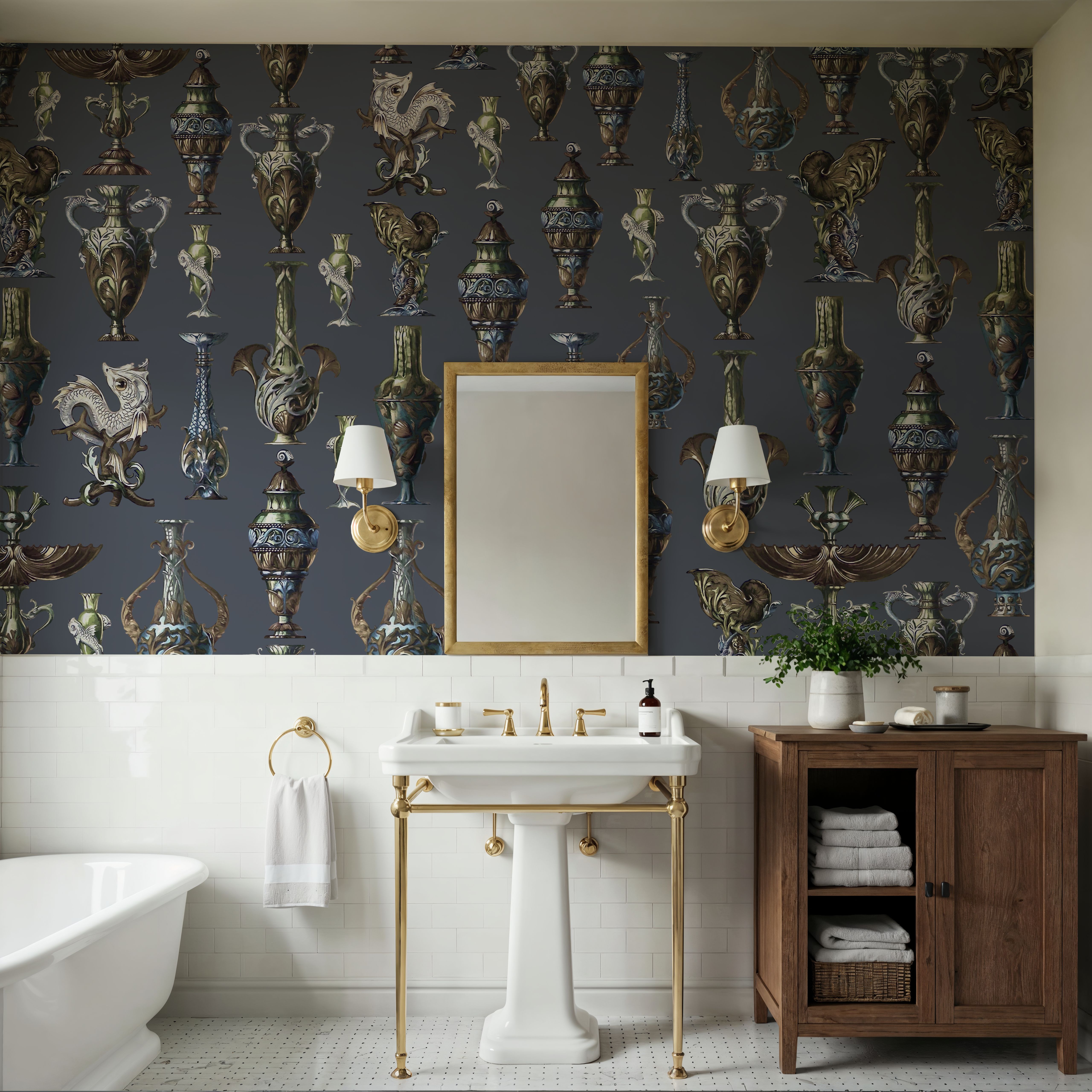 Art Deco Wall Dark