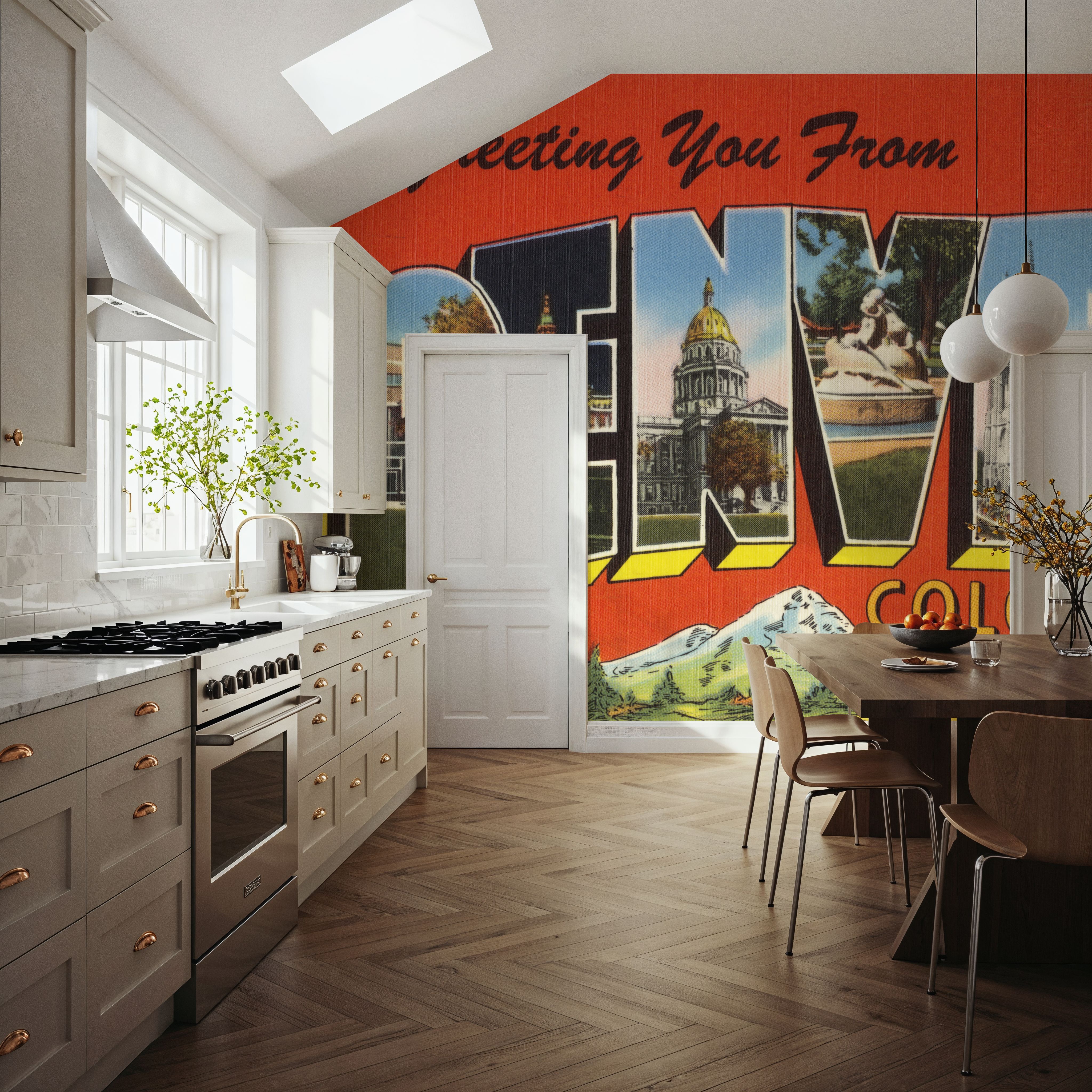 Greetings from Denver - Screenprint Postcard