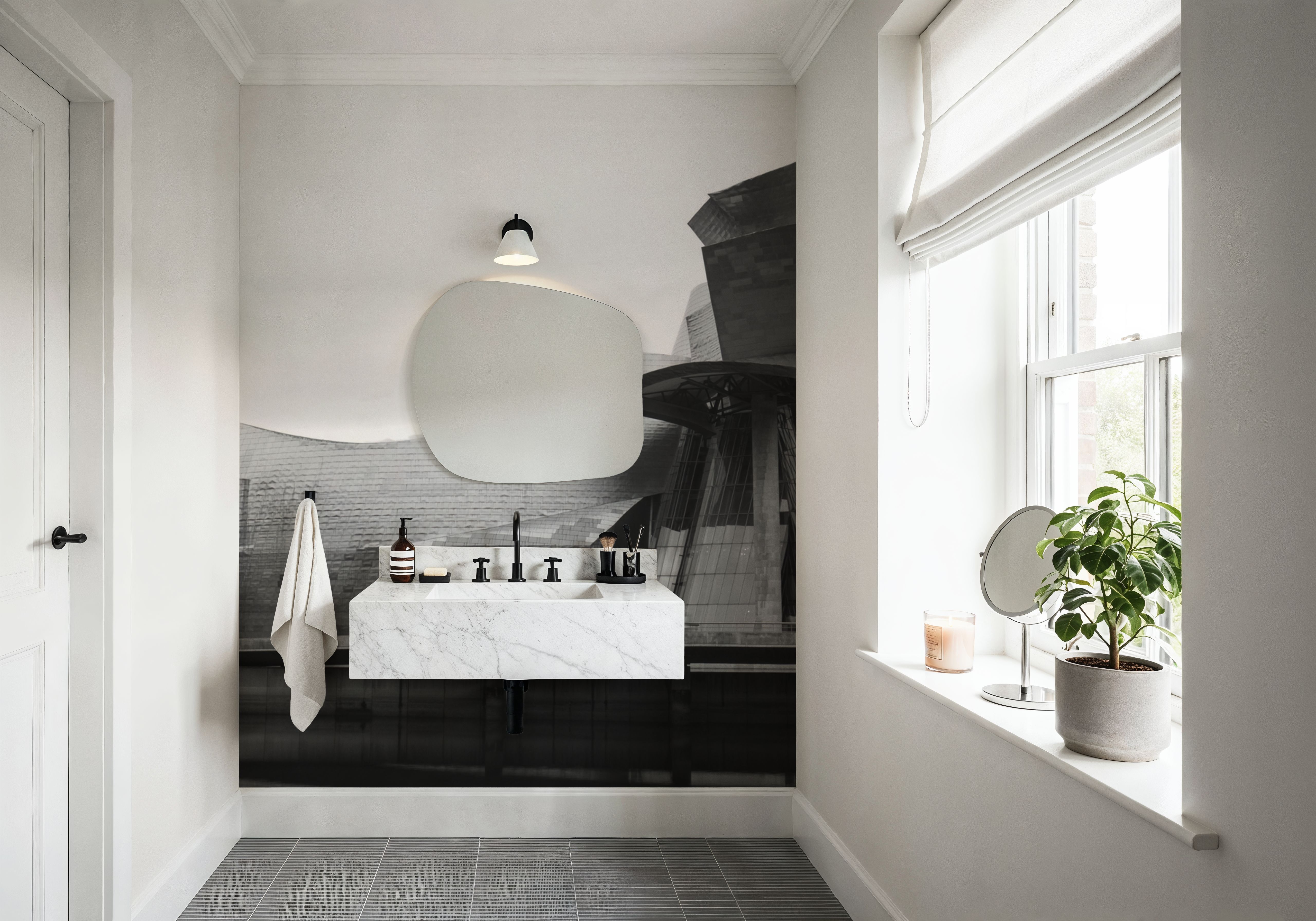 Metallic Curves, Tapeten