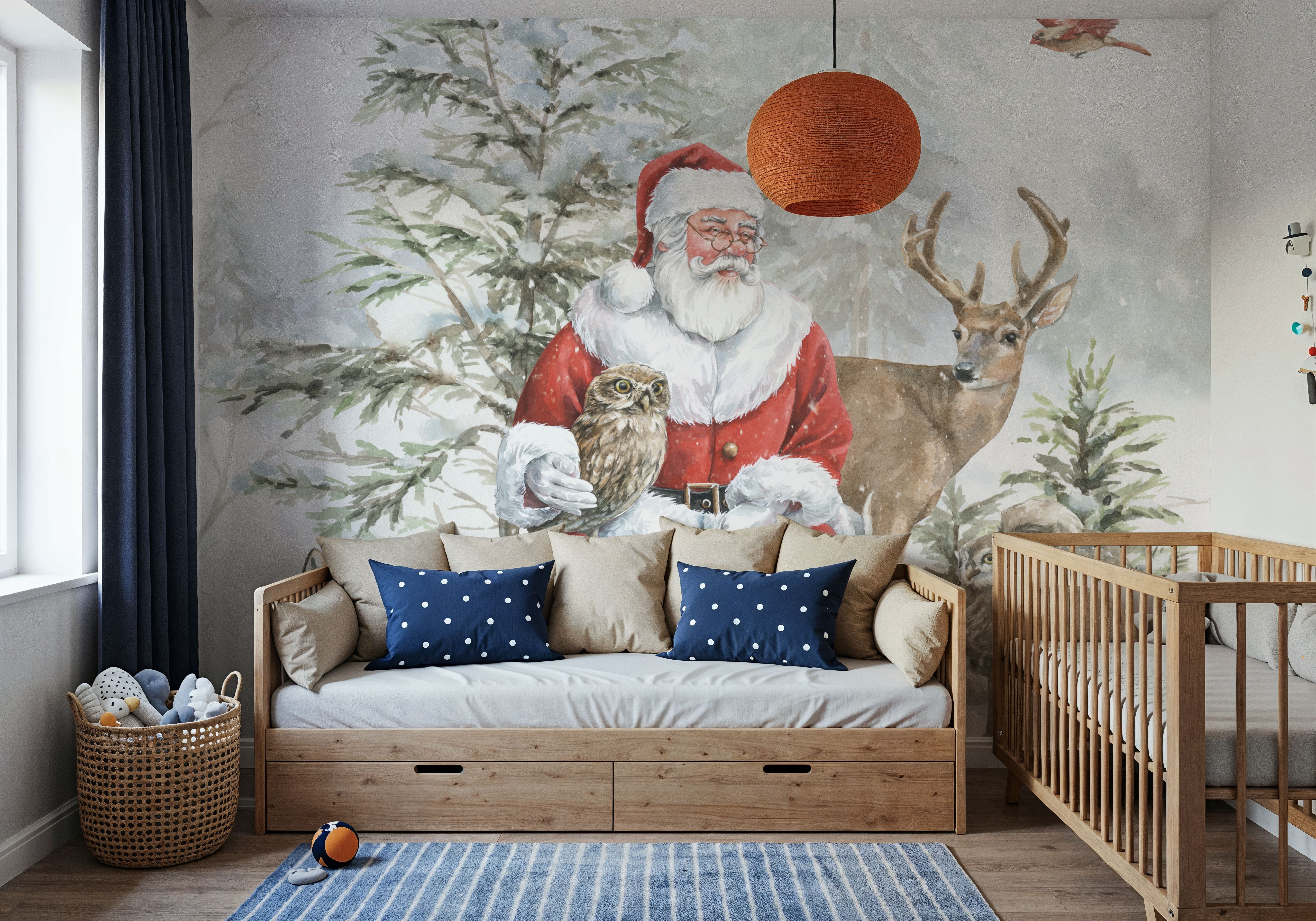 Woodland Santa II, Wallpaper