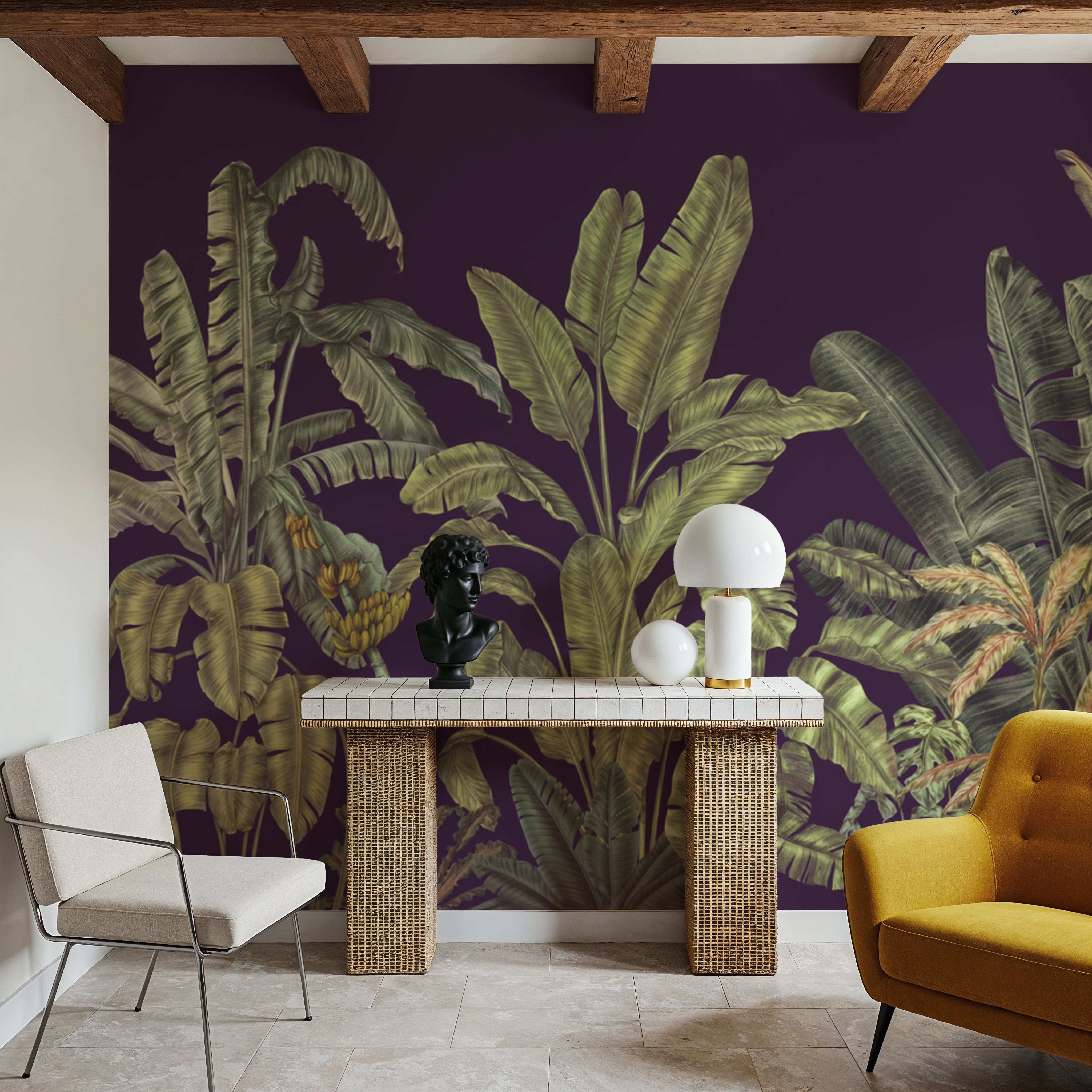 Madagascar Foliage, Plum