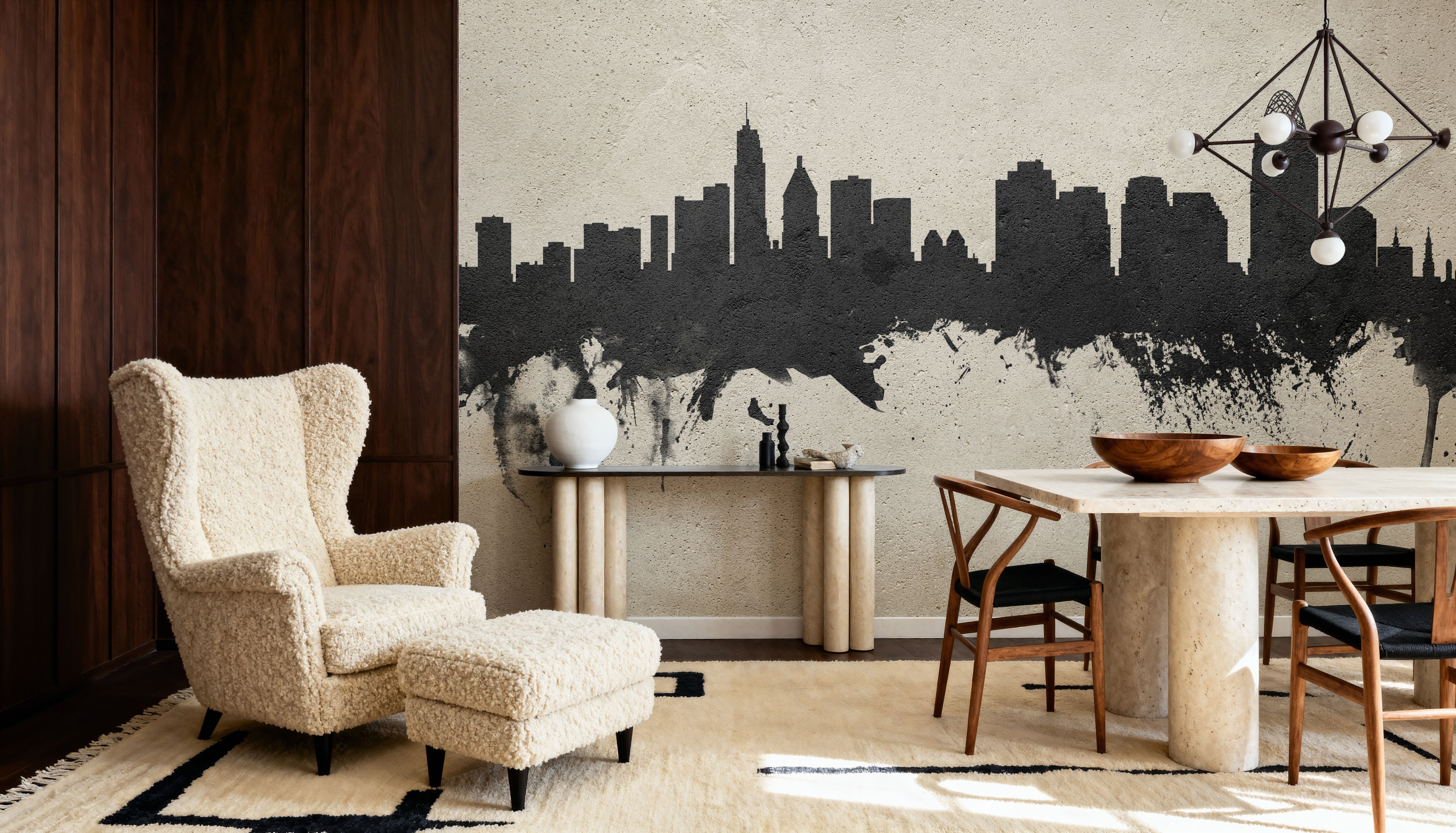 Cincinnati Ohio Skyline Concrete