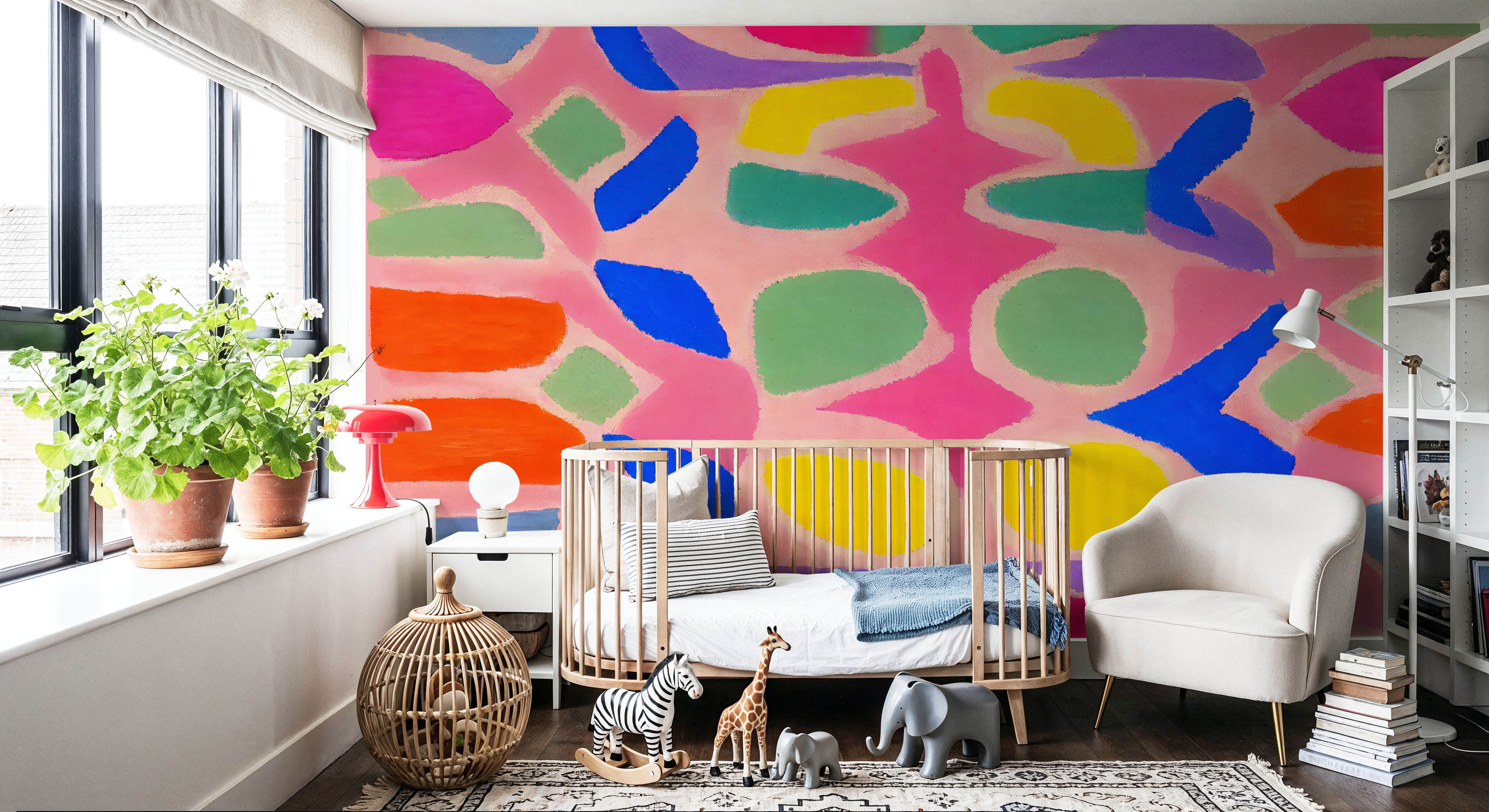 Pastel Neon Pattern, Wallpaper