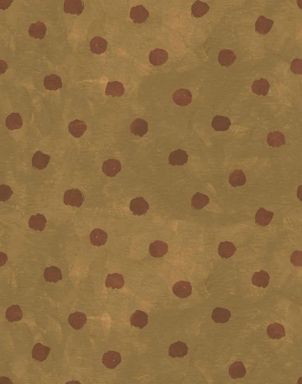 Autumn Dots Khaki