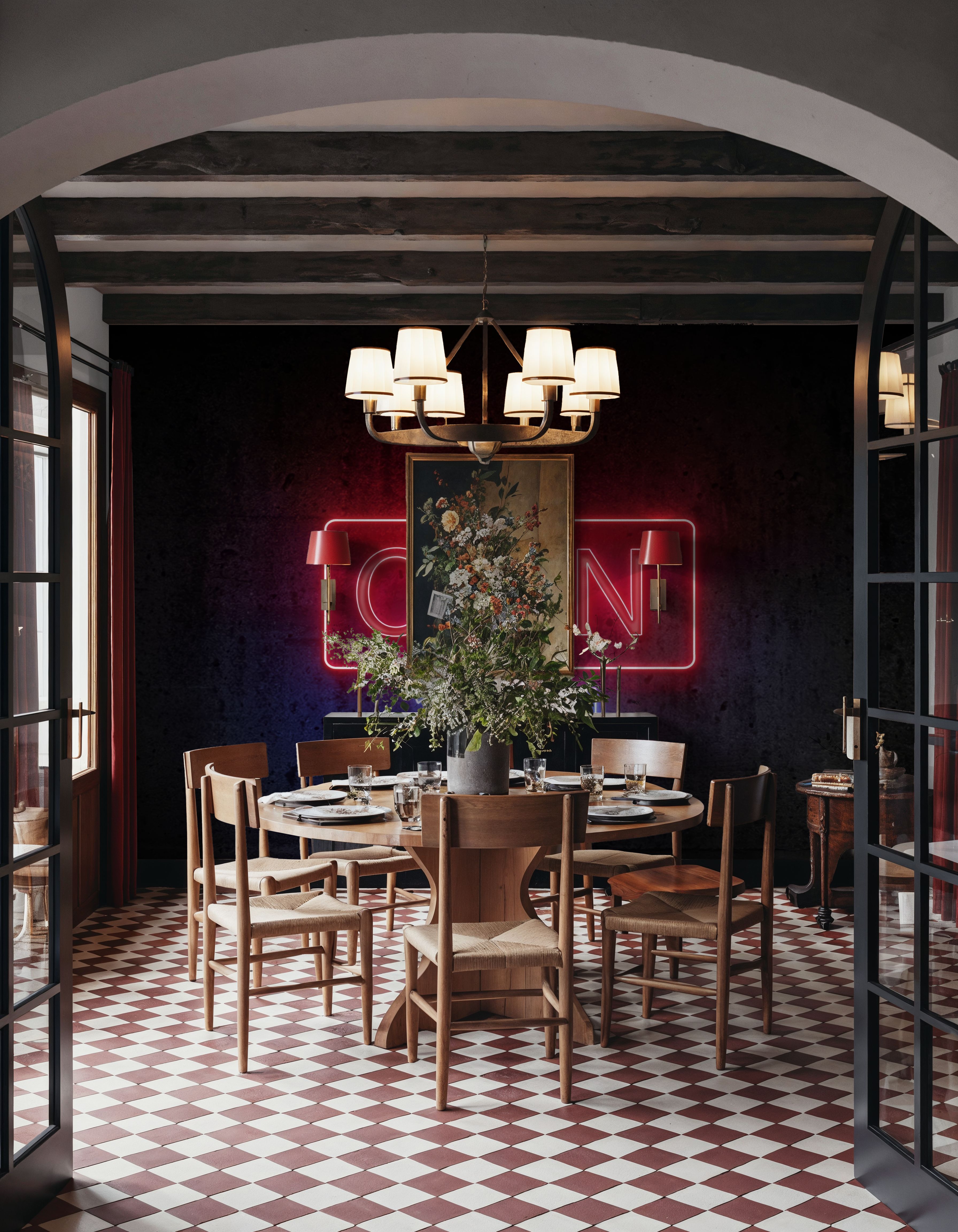 Wall Mural - Open 24H - Living room - Wallism US - Premium, Textured or Peel & Stick