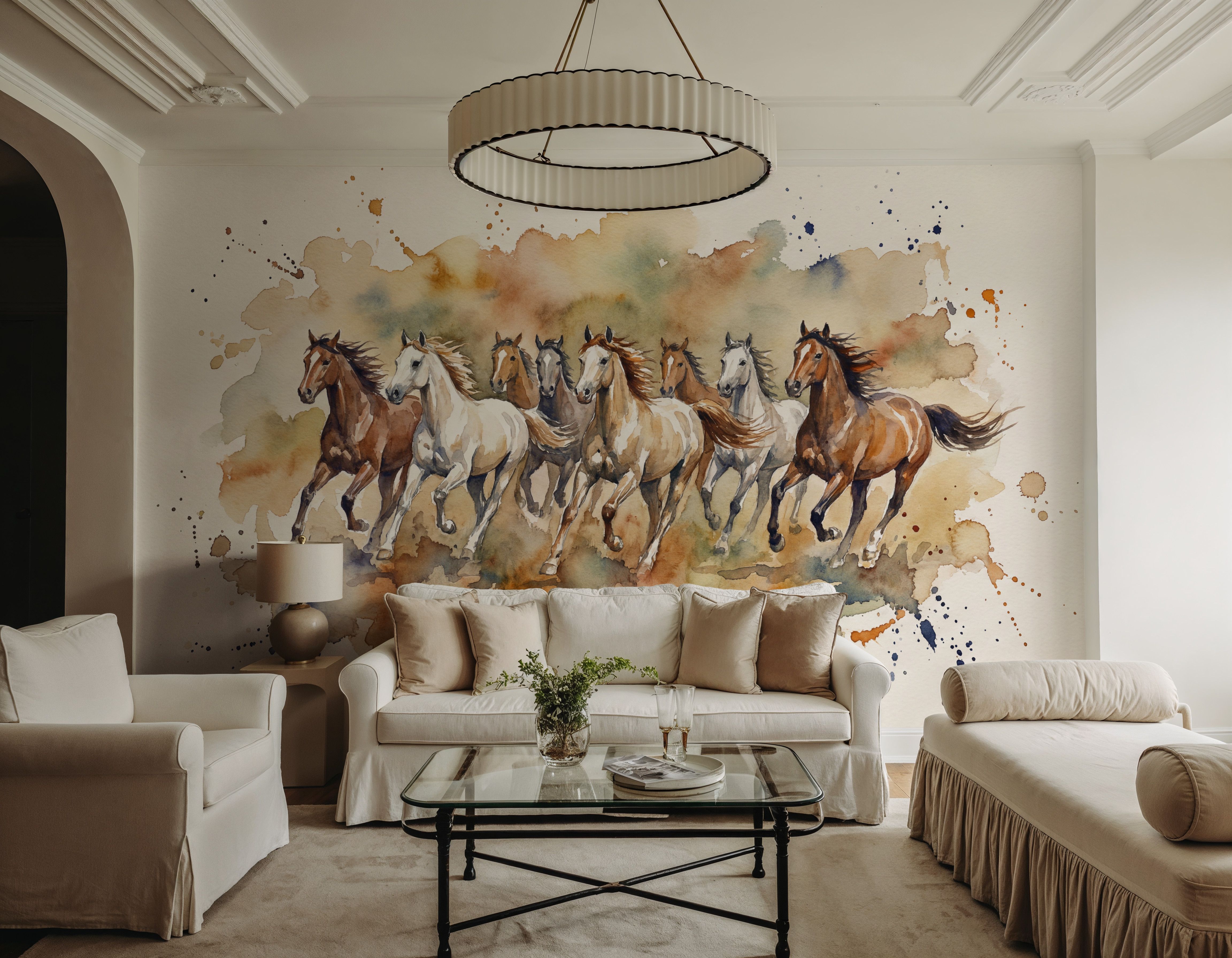 Wild Horses II - Watercolor Spirit Animals Series