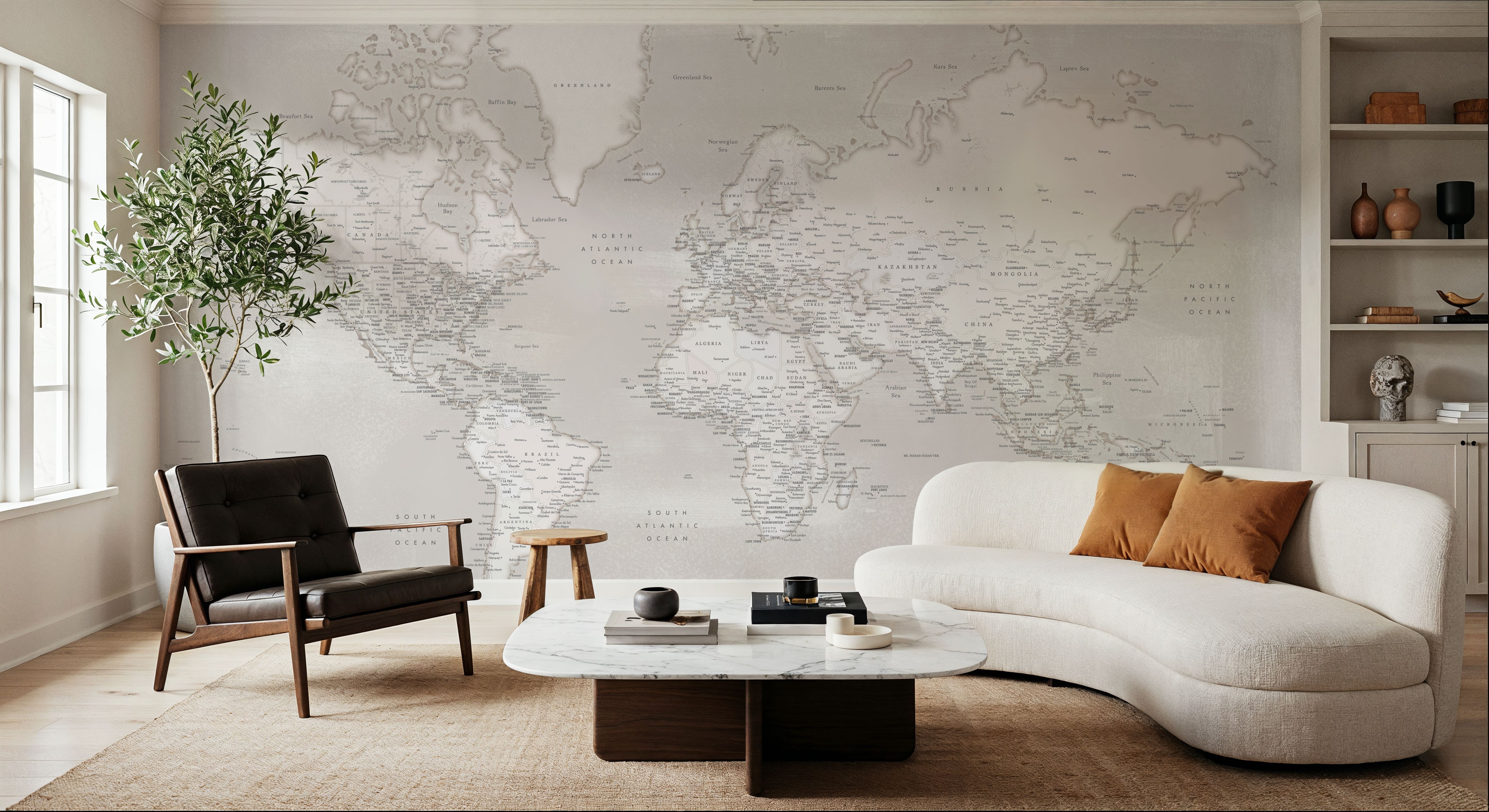 World Map Cities - Maeli Warm