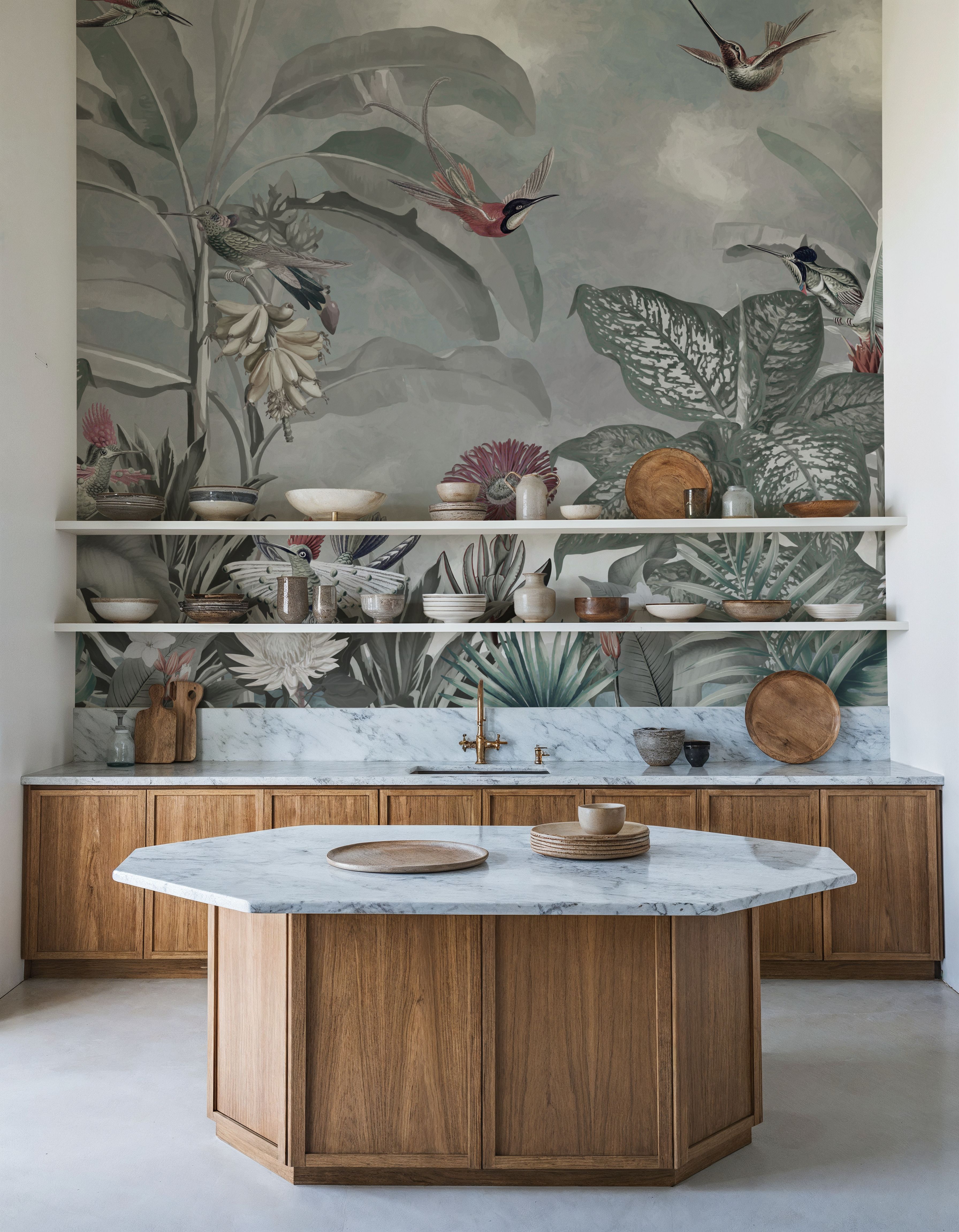 Birds of Paradise Blue