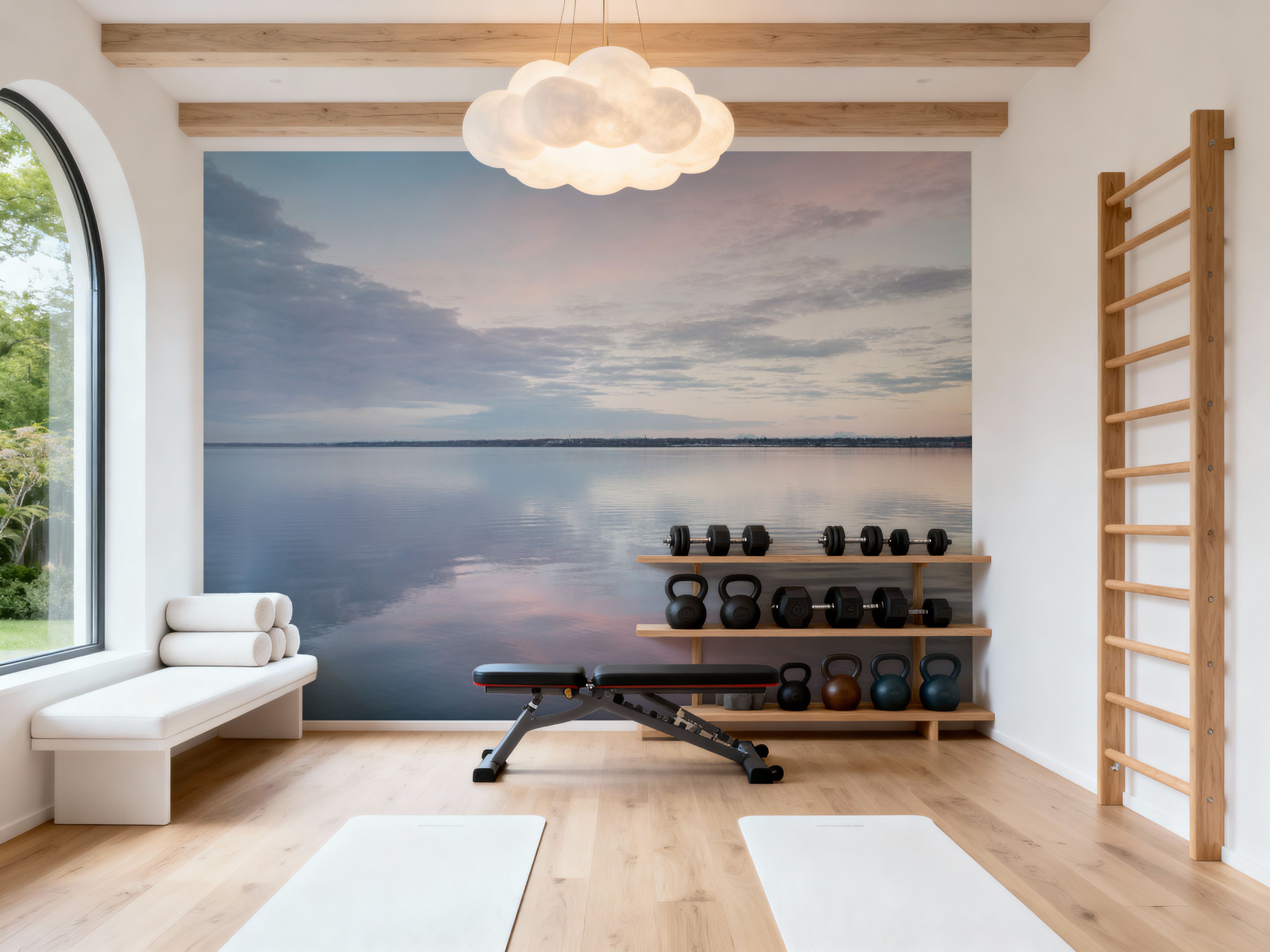 Bay Clouds Reflections