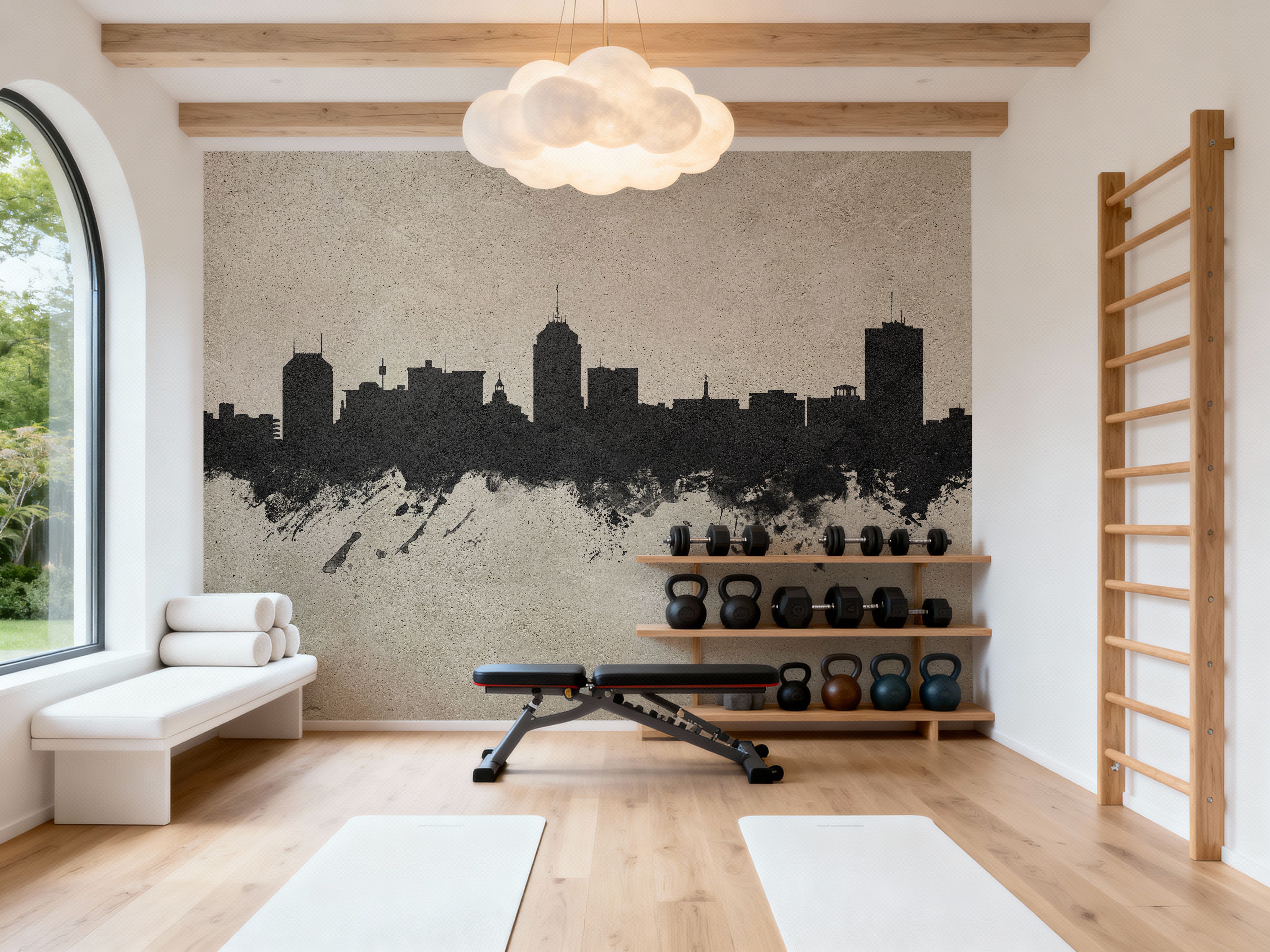 Fresno California Skyline Concrete