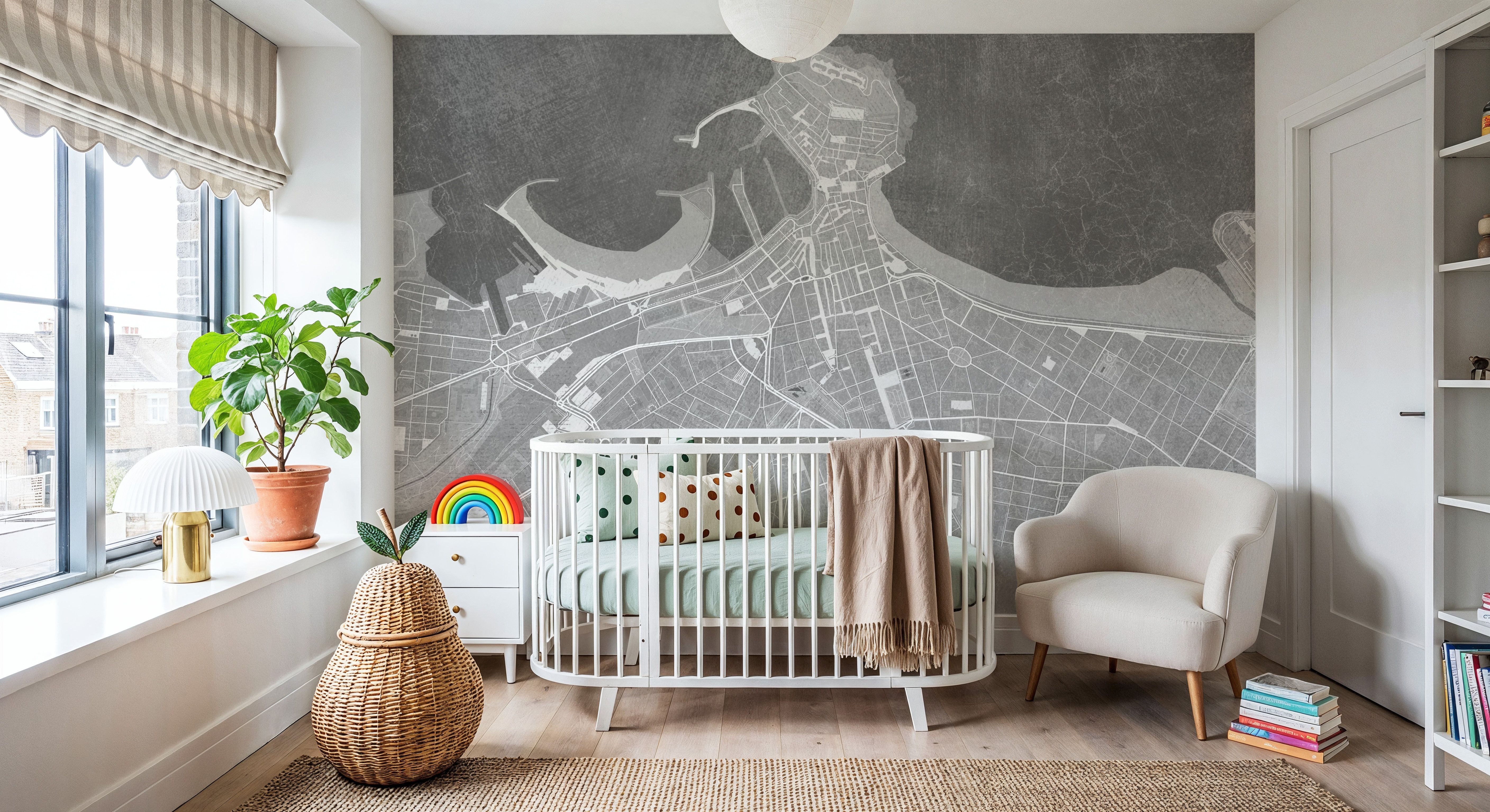 Gijon City Grey, Tapet