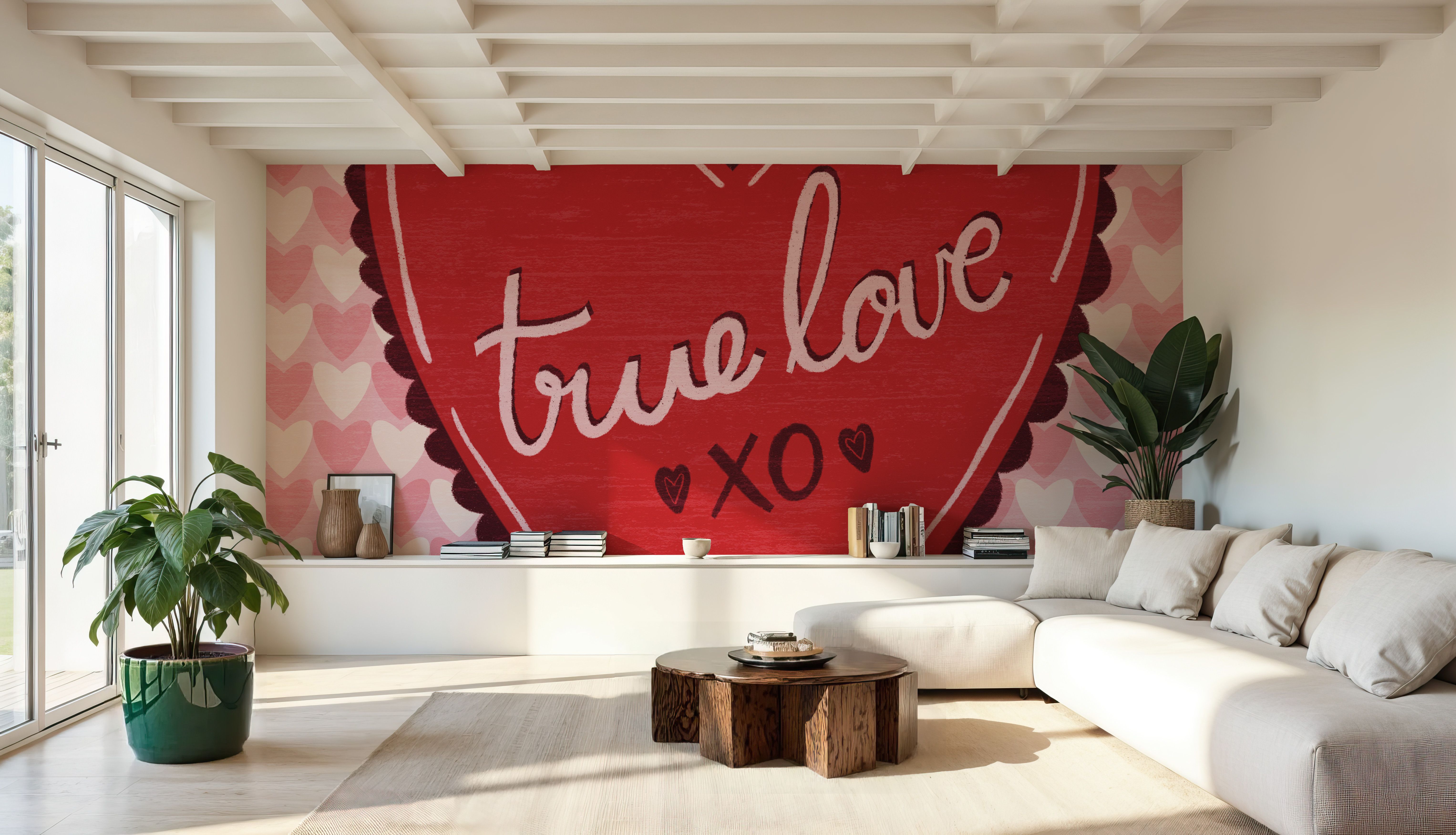 True Love Valentine, Tapet